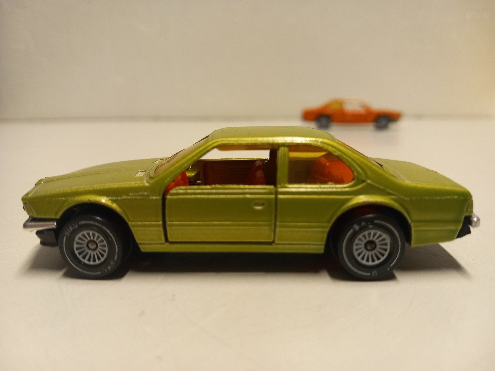 oude Siku BMW 635 CSI groen 3INCH, Hobby en Vrije tijd, Ophalen of Verzenden, Zo goed als nieuw, Auto