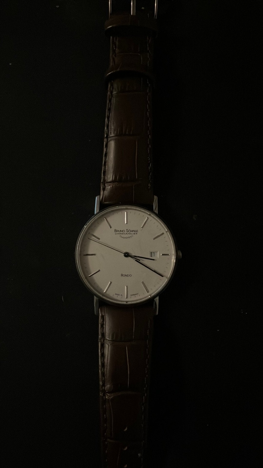 Bruno Söhnle Rondo horloge, Ophalen of Verzenden, Zo goed als nieuw, Overige merken