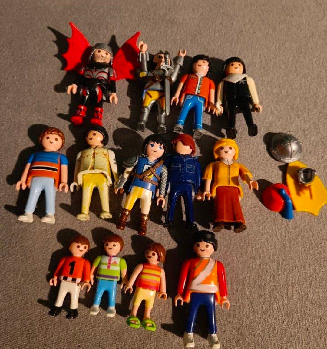 collectie playmobil poppetjes, coaching/familie opstelling, Ophalen of Verzenden, Zo goed als nieuw, Losse onderdelen, Figuren