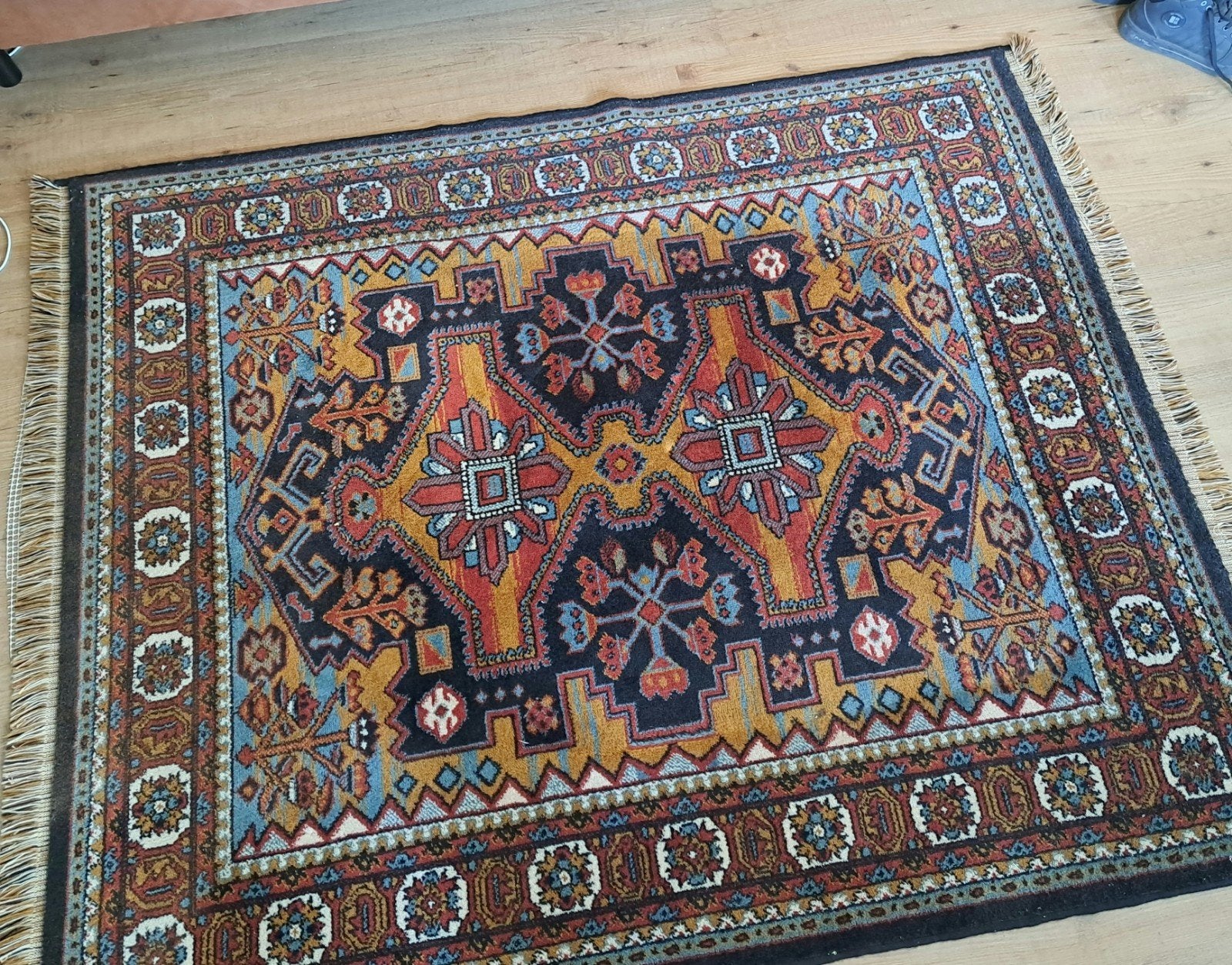 Prachtig Perzisch tapijt 140x180cm - Prima staat, Ophalen, 100 tot 150 cm, Perzisch, Zo goed als nieuw