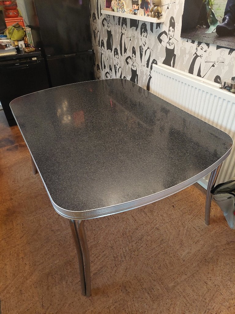 Eettafel keukentafel Bel Air TO 27, Huis en Inrichting, Ophalen, Gebruikt, Vintage Fifties, 50 tot 100 cm