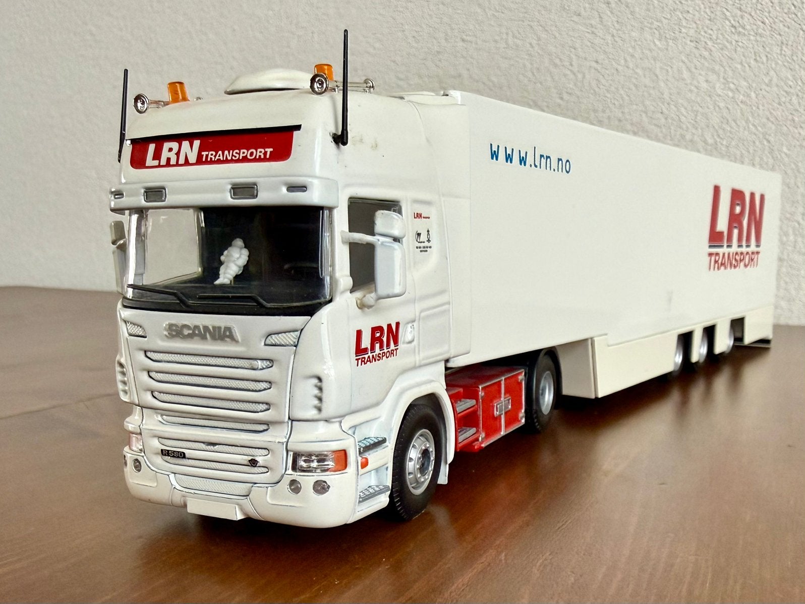 Tekno Models: LRN Transport  Scania R 580,V8, Ophalen of Verzenden, Zo goed als nieuw, Bus of Vrachtwagen, Tekno