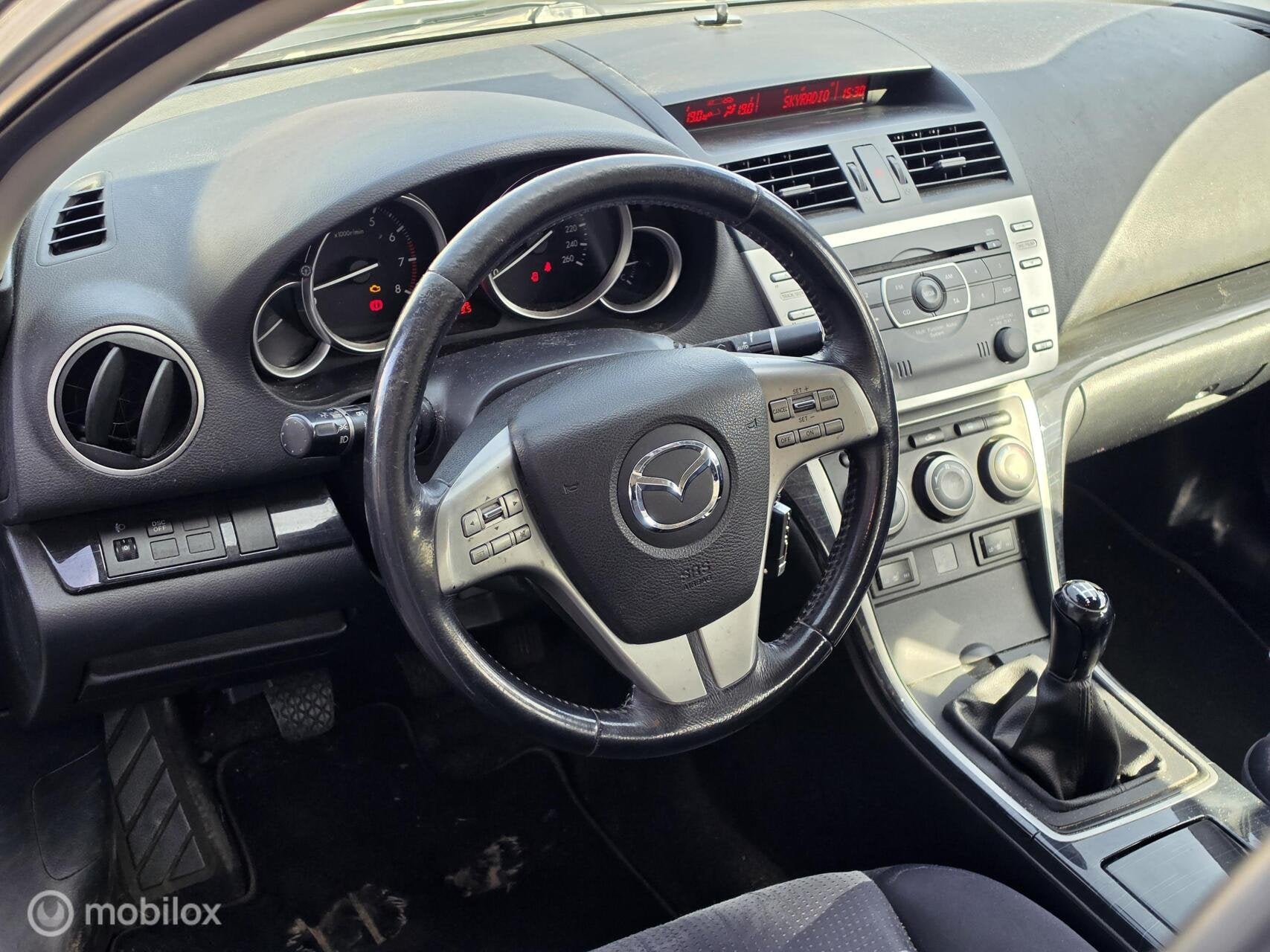 MAZDA 6 1.8 BUSINESS SEDAN CLIMA CRUISE EXPORT, Auto's, Voorwielaandrijving, Gebruikt, Stoelverwarming, 4 cilinders