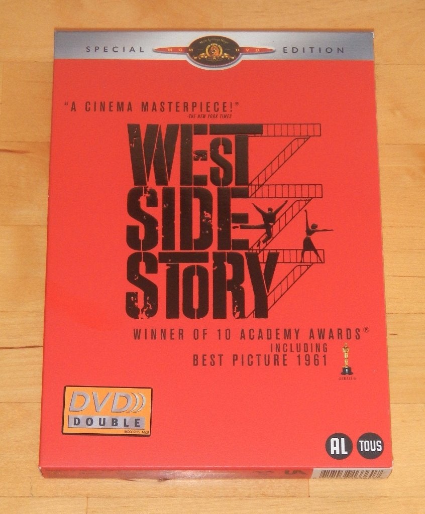 2 dvd - West Side Story - Natalie Wood., Cd's en Dvd's, Alle leeftijden, Overige genres, Ophalen of Verzenden, Zo goed als nieuw