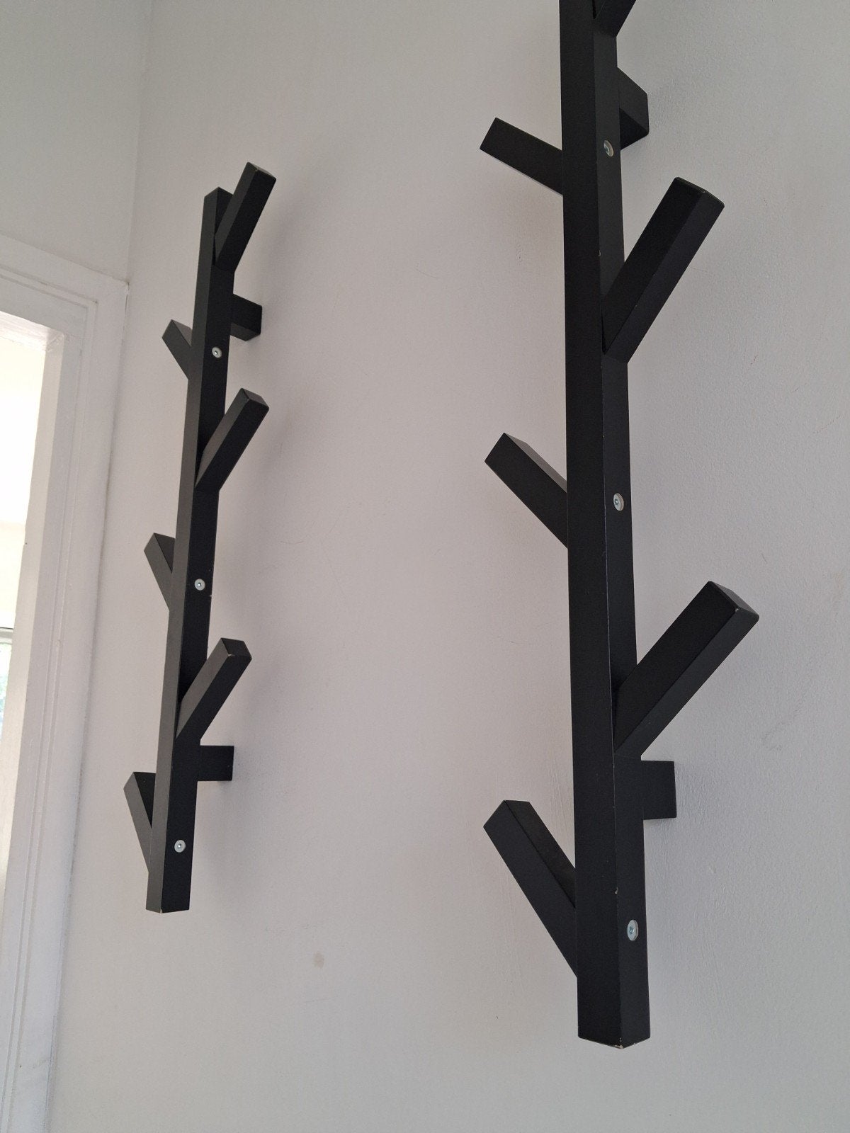 IKEA Kapstokken (3 stuks) - Zwart, Wandmontage, Huis en Inrichting, Woonaccessoires | Kapstokken, Ophalen, Gebruikt, Hout, Wandkapstok