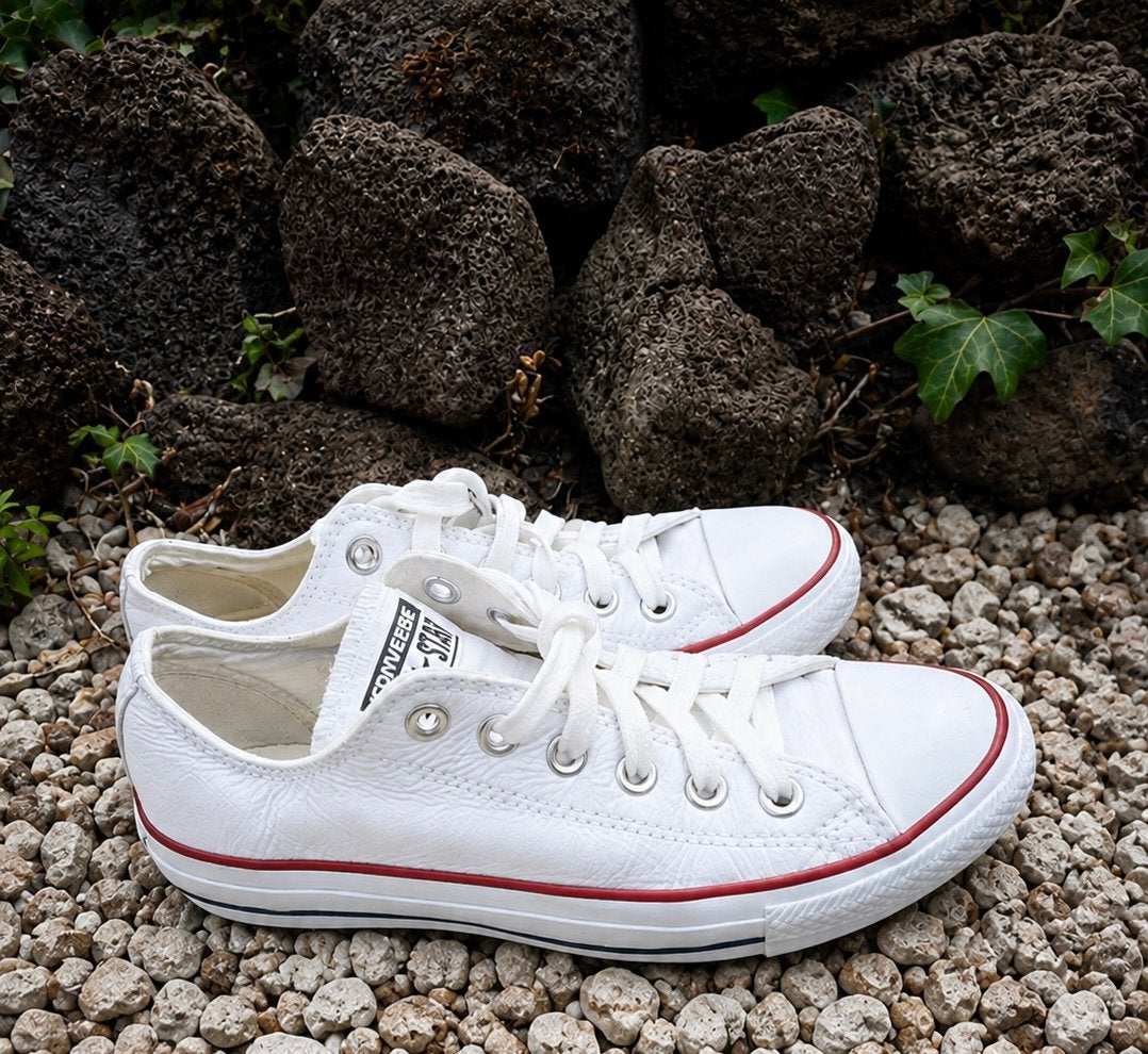 Converse leer, Ophalen of Verzenden, Zo goed als nieuw, Sneakers of Gympen