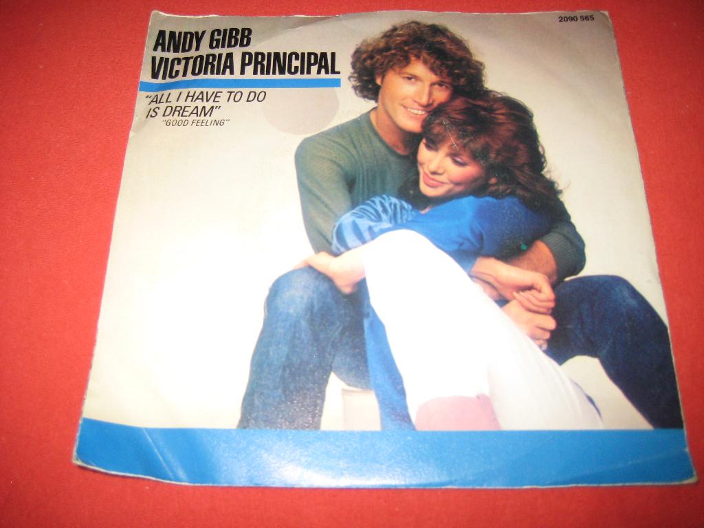 Andy Gibb + Victoria Principle: All I have to do is dream, Ophalen of Verzenden, Zo goed als nieuw, Pop