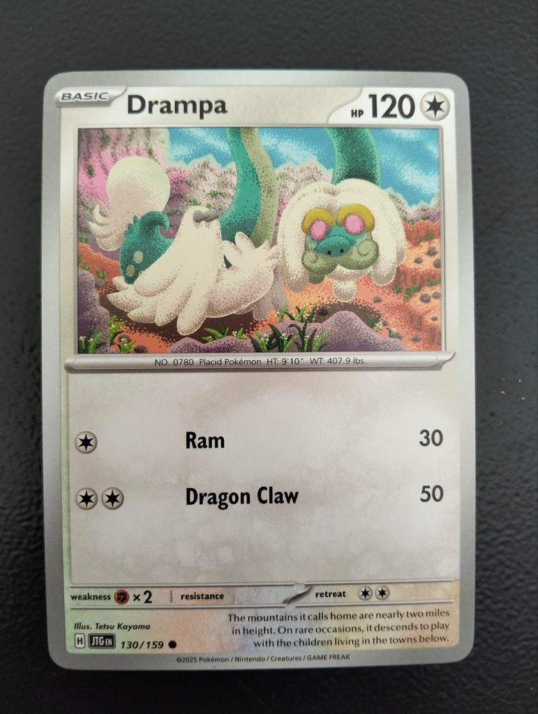 Drampa Pokémon Kaart - Nieuwstaat, Ophalen of Verzenden, Nieuw, Losse kaart