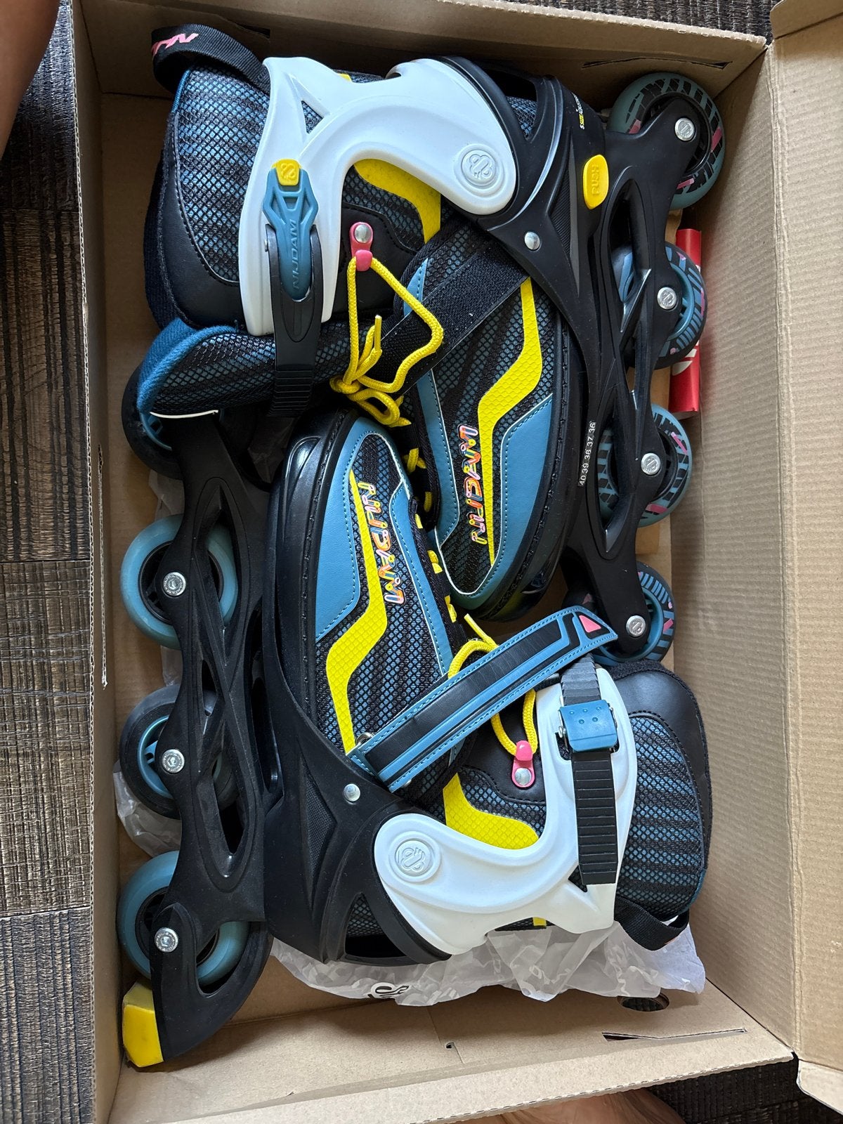 Nijdam Inline Skates Verstelbaar Maat 36-40 Z.G.A.N., Overige merken, Verstelbaar, Ophalen of Verzenden, Zo goed als nieuw