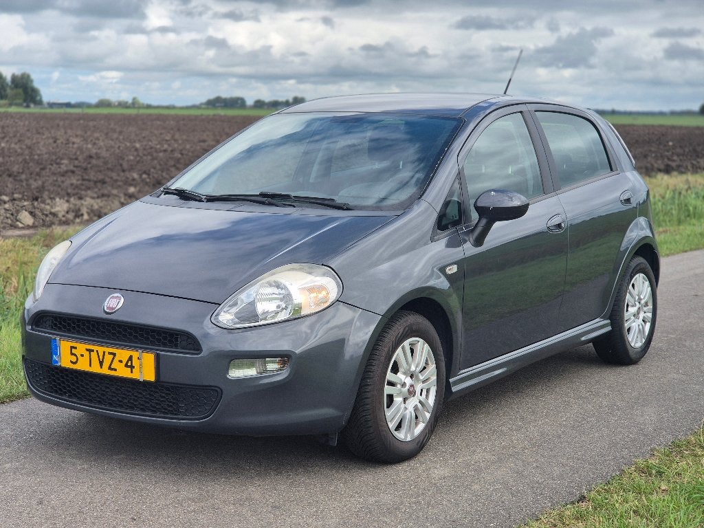 Fiat Punto 0.9 Twinair 74KW 5DR 2014 Grijs, Voorwielaandrijving, Stof, Zwart, 100 pk