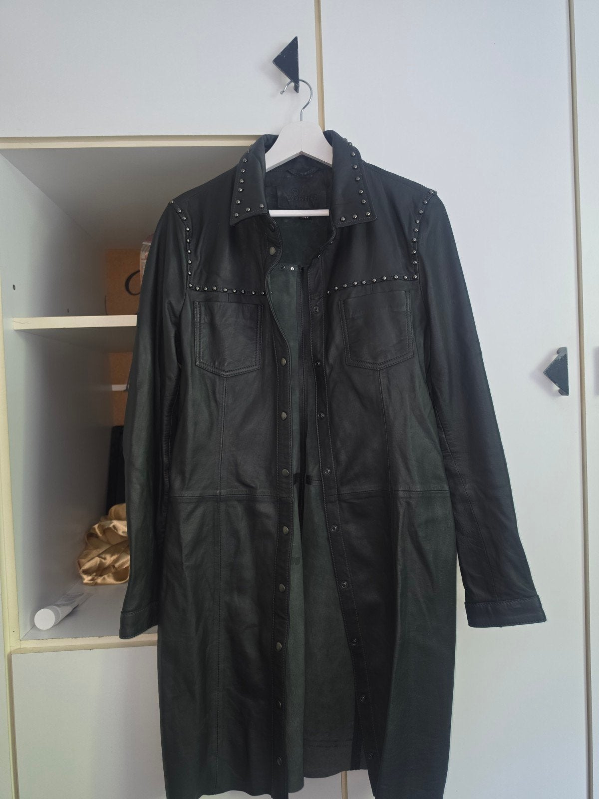 Goosecraft leren jurk/jas, Ophalen of Verzenden, Nieuw, Zwart