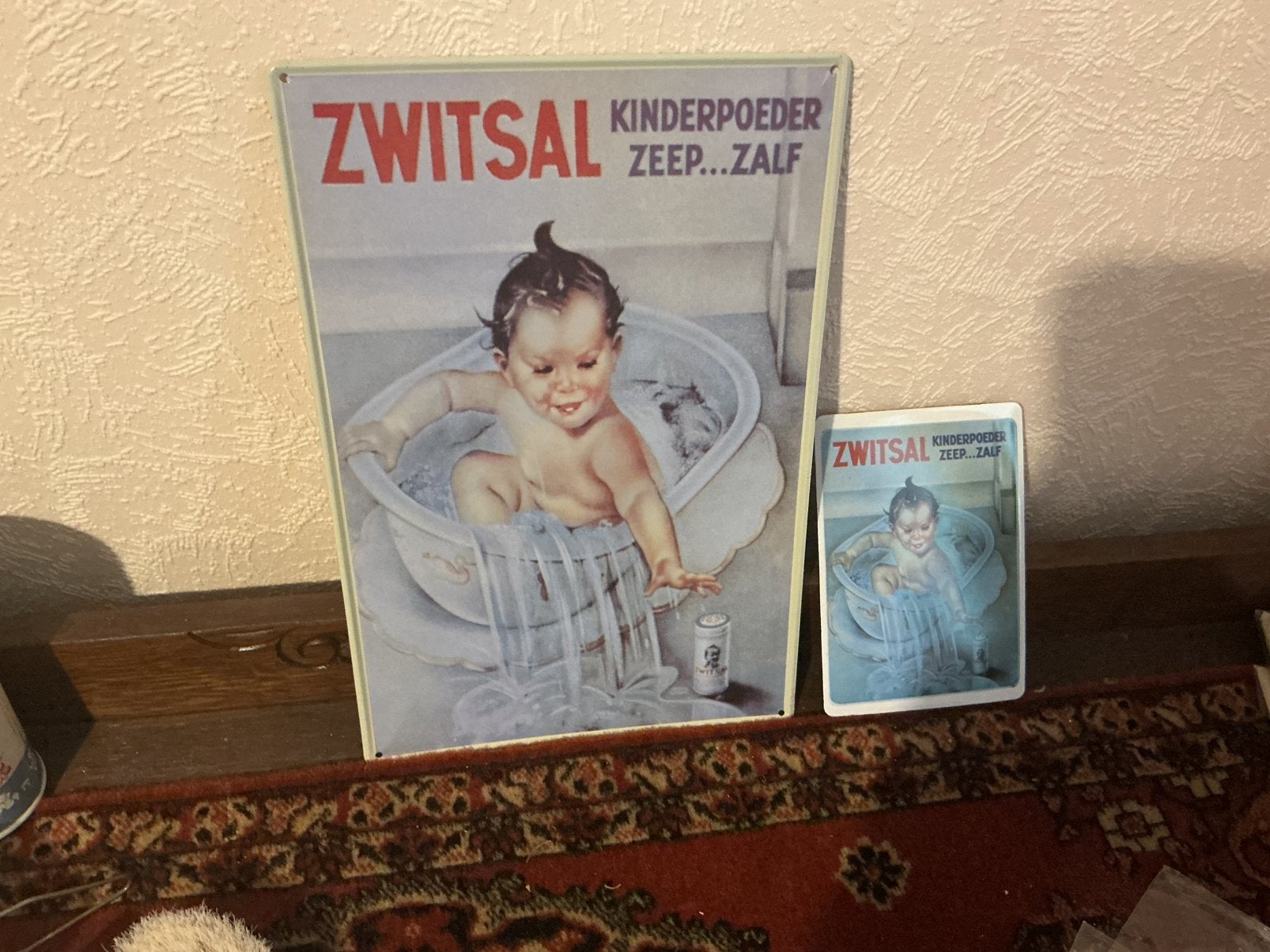 Zwitsal, Verzamelen, Ophalen of Verzenden, Zo goed als nieuw, Reclamebord