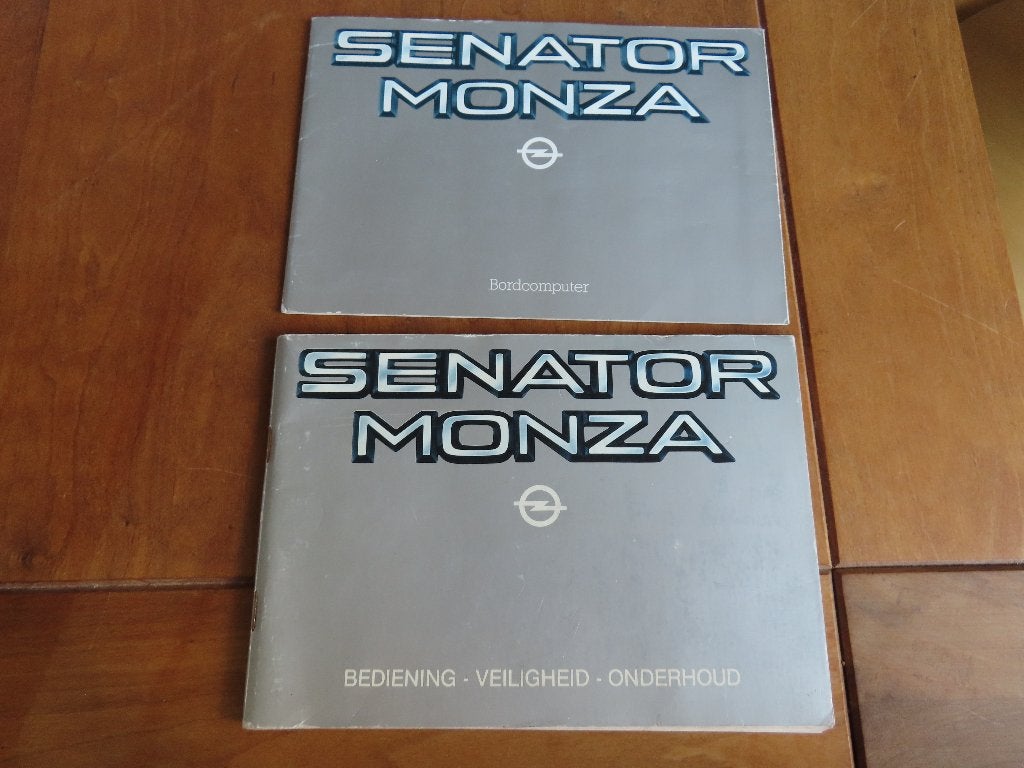 Instructieboek Opel Senator, Opel Monza 1985 + boordcomputer, Ophalen of Verzenden