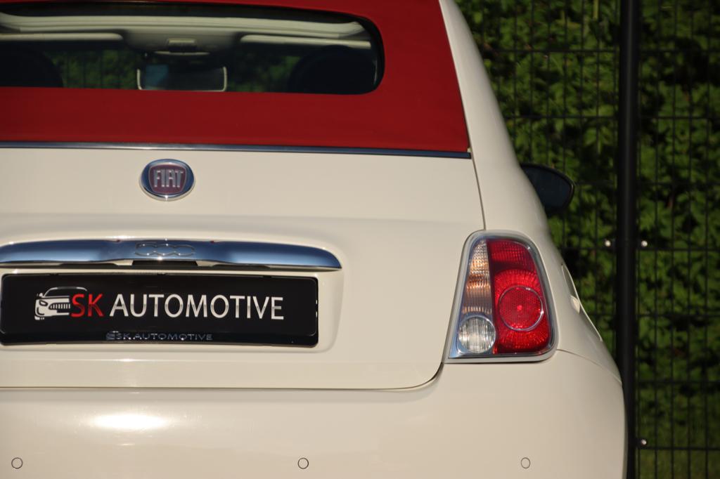 Super leuke Fiat 500C 1.2 Cabrio!!! 4-Cilinder!!!, Auto's, Voorwielaandrijving, Euro 5, 4 cilinders, Wit