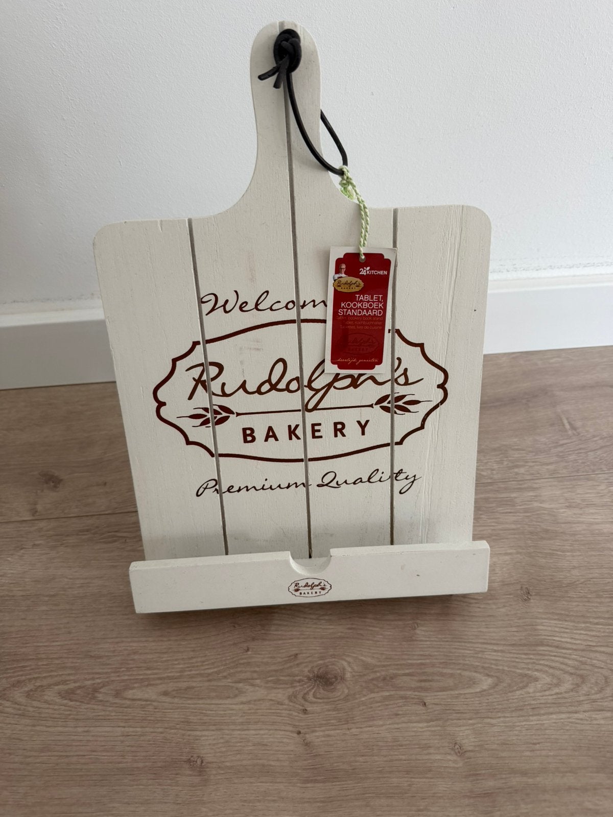 Houten kookboekstandaard Rudolph’s Bakery, Ophalen of Verzenden, Nieuw
