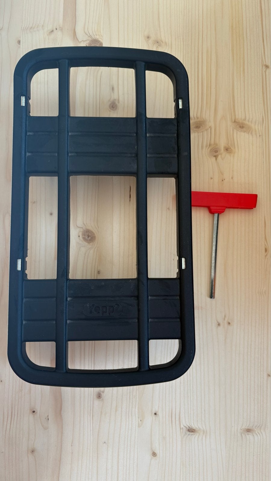 Yepp Easyfit drager voor fietszitje - Zwart, Ophalen, Nieuw