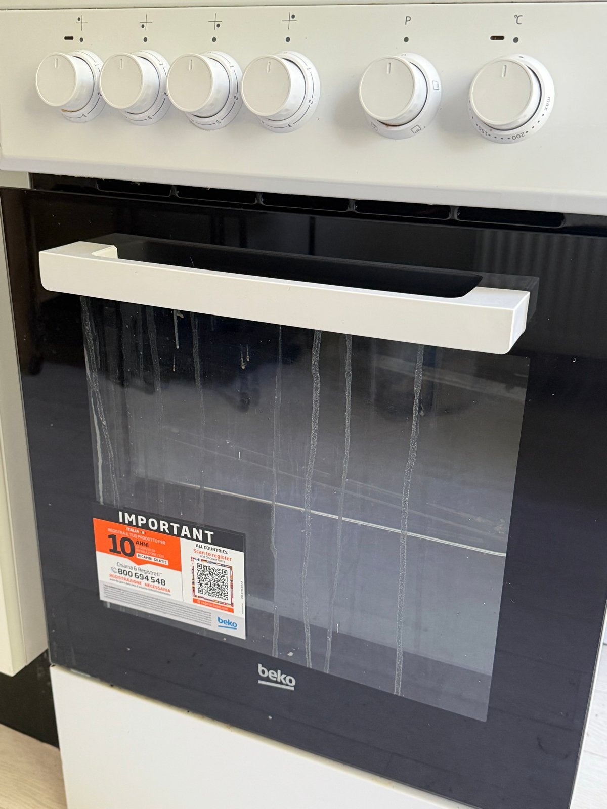 Beko Inductie Oven - Vrijstaand Fornuis, Witgoed en Apparatuur, Ophalen, Gebruikt, Hete lucht, 60 cm of meer