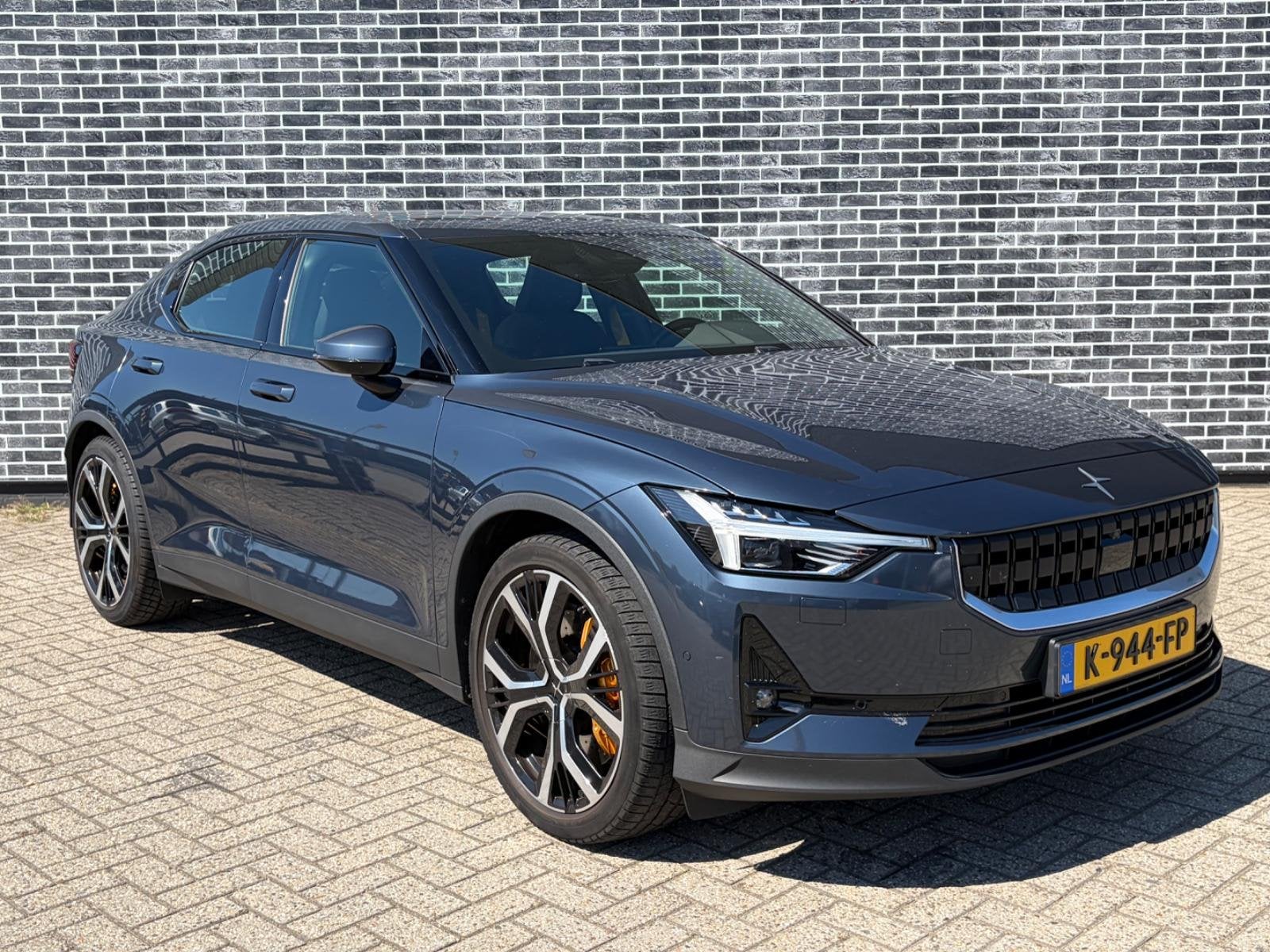 Polestar 2 Long Range Dual Motor Launch Edition 78kWh | Perf, Auto's, Polestar, Stof, Gebruikt, Blauw, Origineel Nederlands