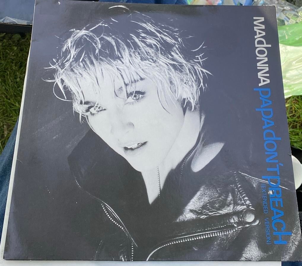 Madonna lp papa don’t preach, Maxi-single, Ophalen of Verzenden, Zo goed als nieuw, Pop