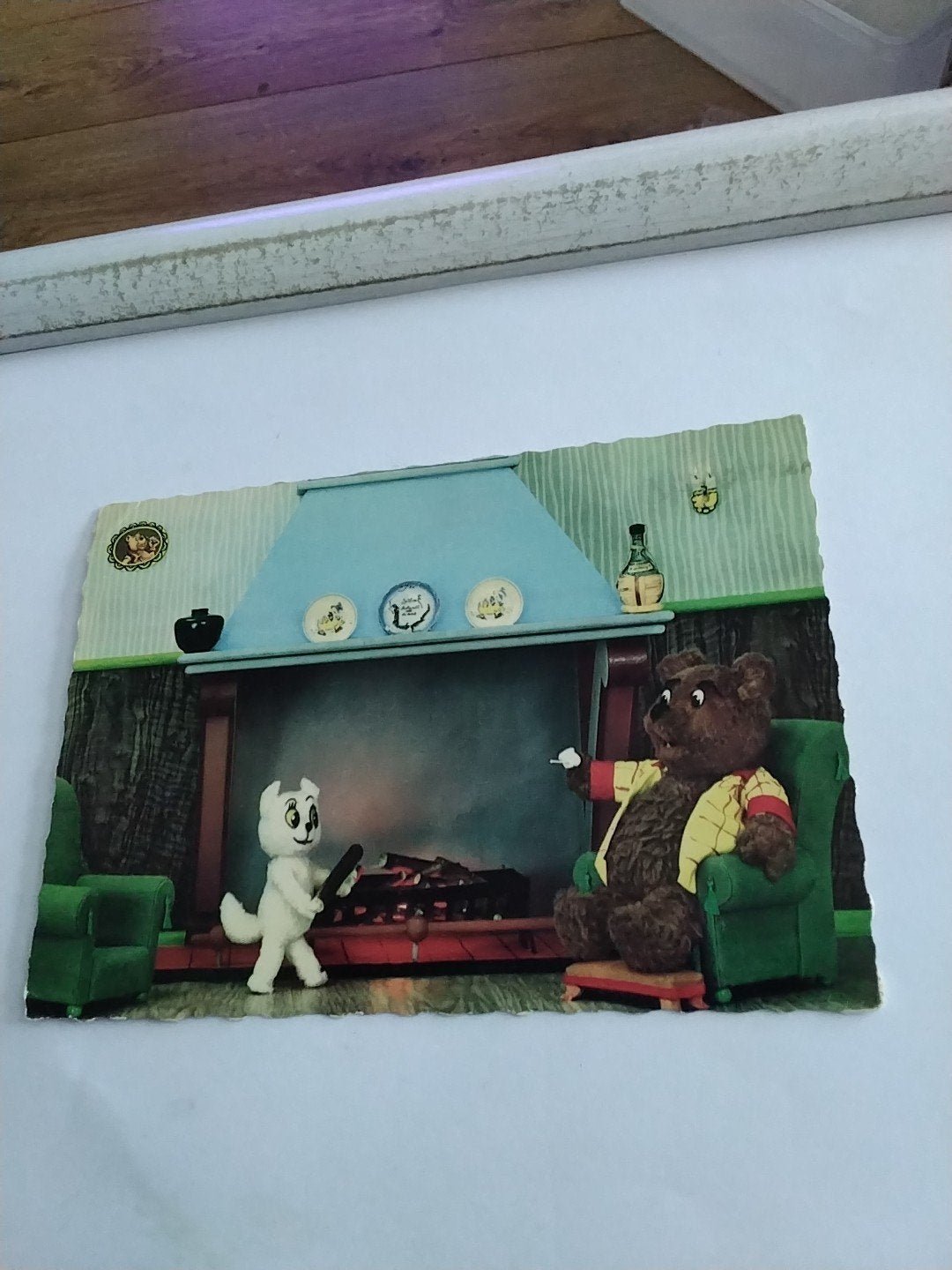 Marten Toonder Tom Poes en Ollie B. Bommel ansichtkaart, Verzamelen, Ophalen of Verzenden