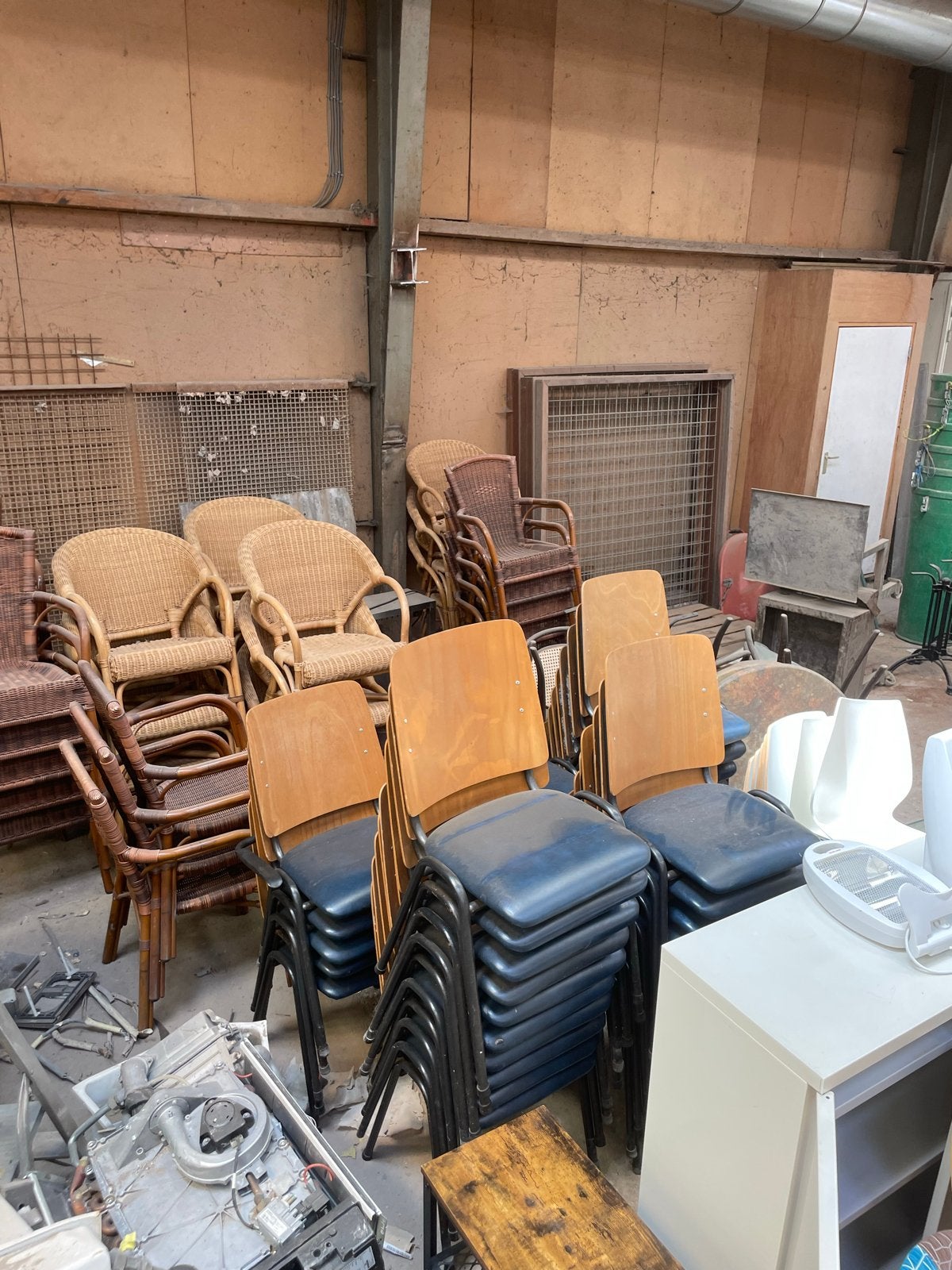 Partij gebruikte stoelen - Diverse modellen, Huis en Inrichting, Stoelen, Ophalen, Gebruikt, Overige kleuren, Vijf, Zes of meer stoelen