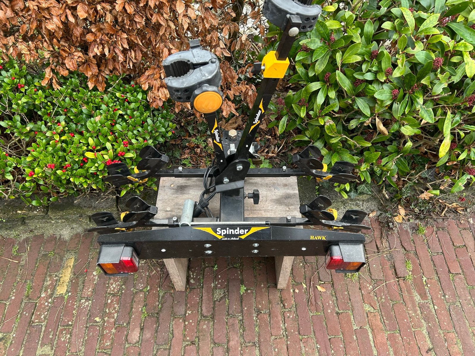 Spinder Hawk Trekhaakdrager voor 2 fietsen, Ophalen, 2 fietsen, Gebruikt, Trekhaakdrager