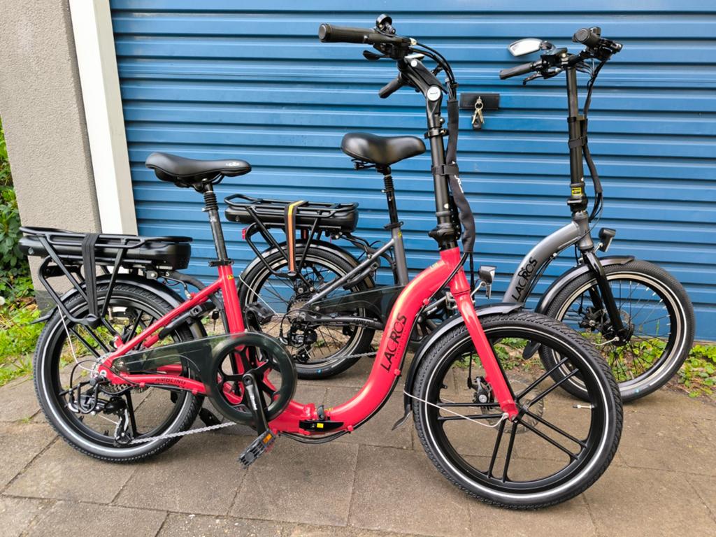2 Lacros Ambling Elektrische Vouwfietsen - Zo goed Als Nieuw, Fietsen en Brommers, Fietsen | Vouwfietsen, 20 inch of meer, Versnellingen