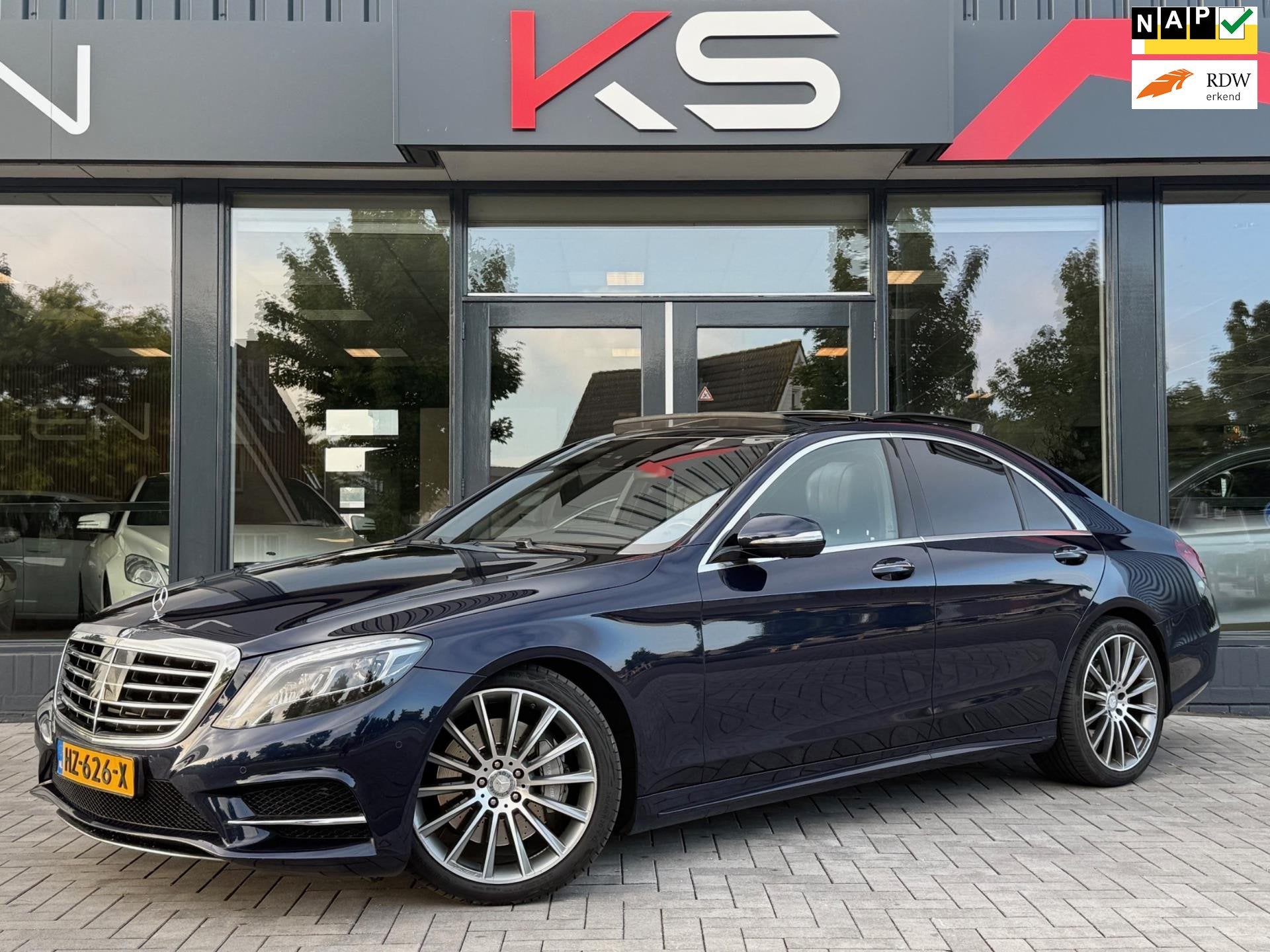 Mercedes-Benz S-klasse 350 AMG Prestige Plus Pano Burmester, Automaat, Dealer onderhouden, Achterwielaandrijving, Gebruikt