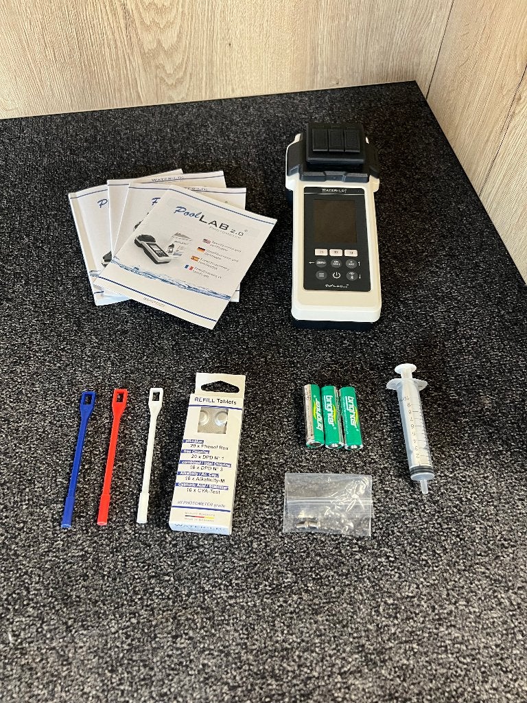 Pool Lab 2.0 digitale watertester voor zwembad en spa, Ophalen of Verzenden, Zo goed als nieuw, Overige typen