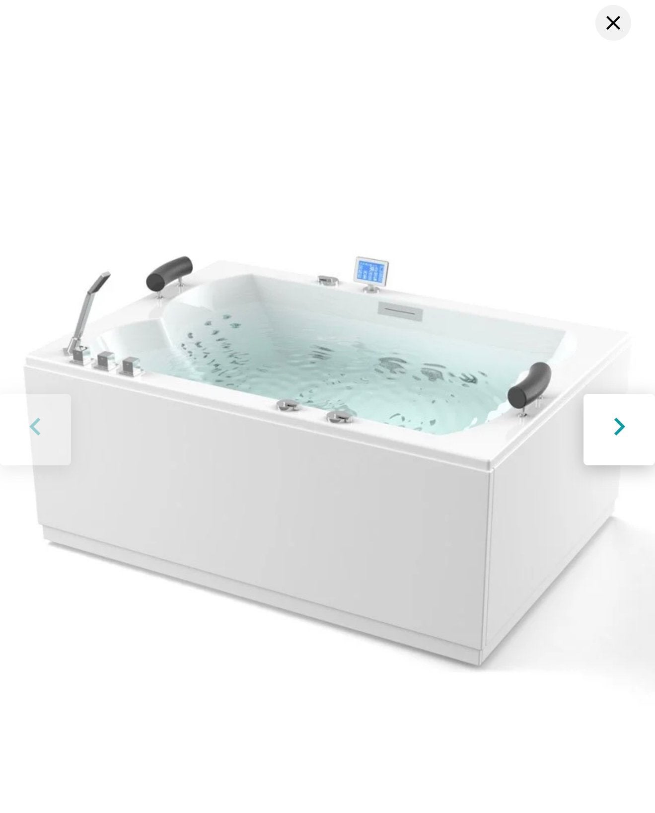 Whirlpool Bad Atlantic Platinum 2 Persoons 180x120cm, Ophalen of Verzenden, Nieuw