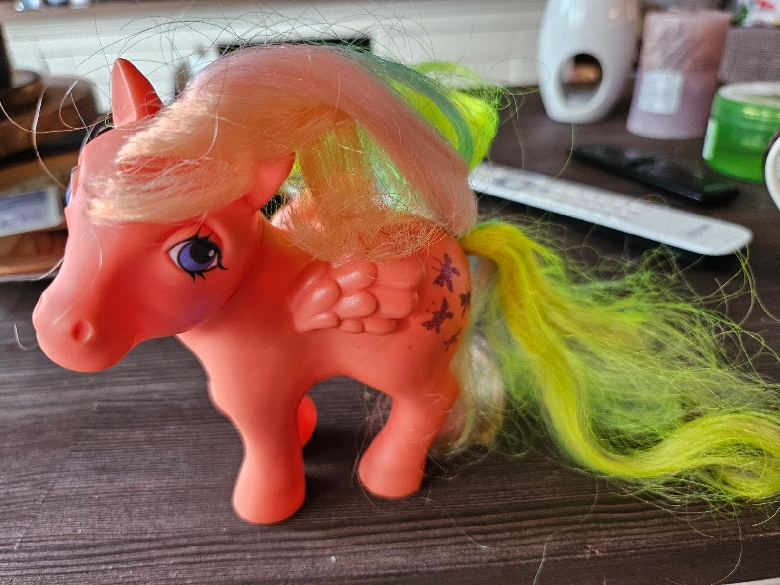 Vintage My Little Pony Flutterbye Pegasus G1 MLP Hasbro Rain, Ophalen of Verzenden