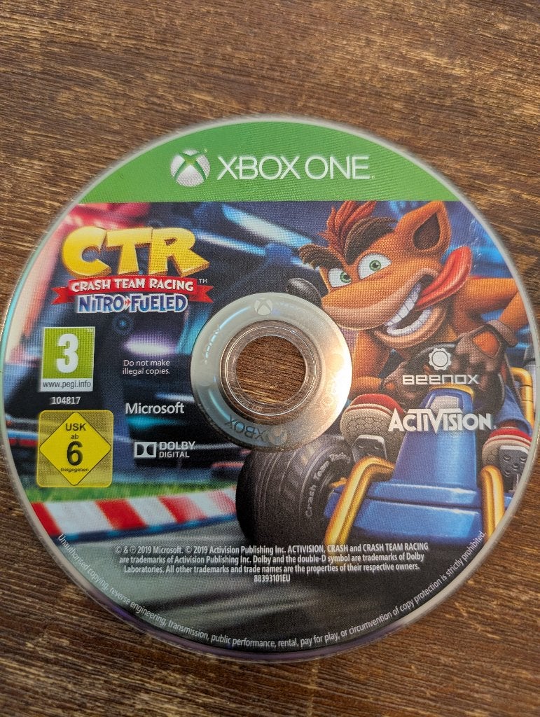 Crash Team Racing Nitro-Fueled – Xbox One, Gebruikt, Racen en Vliegen, Ophalen of Verzenden, 3 spelers of meer