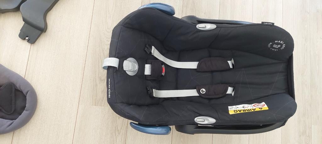 Maxi-Cosi autostoel met kinderwagenadapter, 0 t/m 13 kg, Maxi-Cosi, Gebruikt, Autogordel