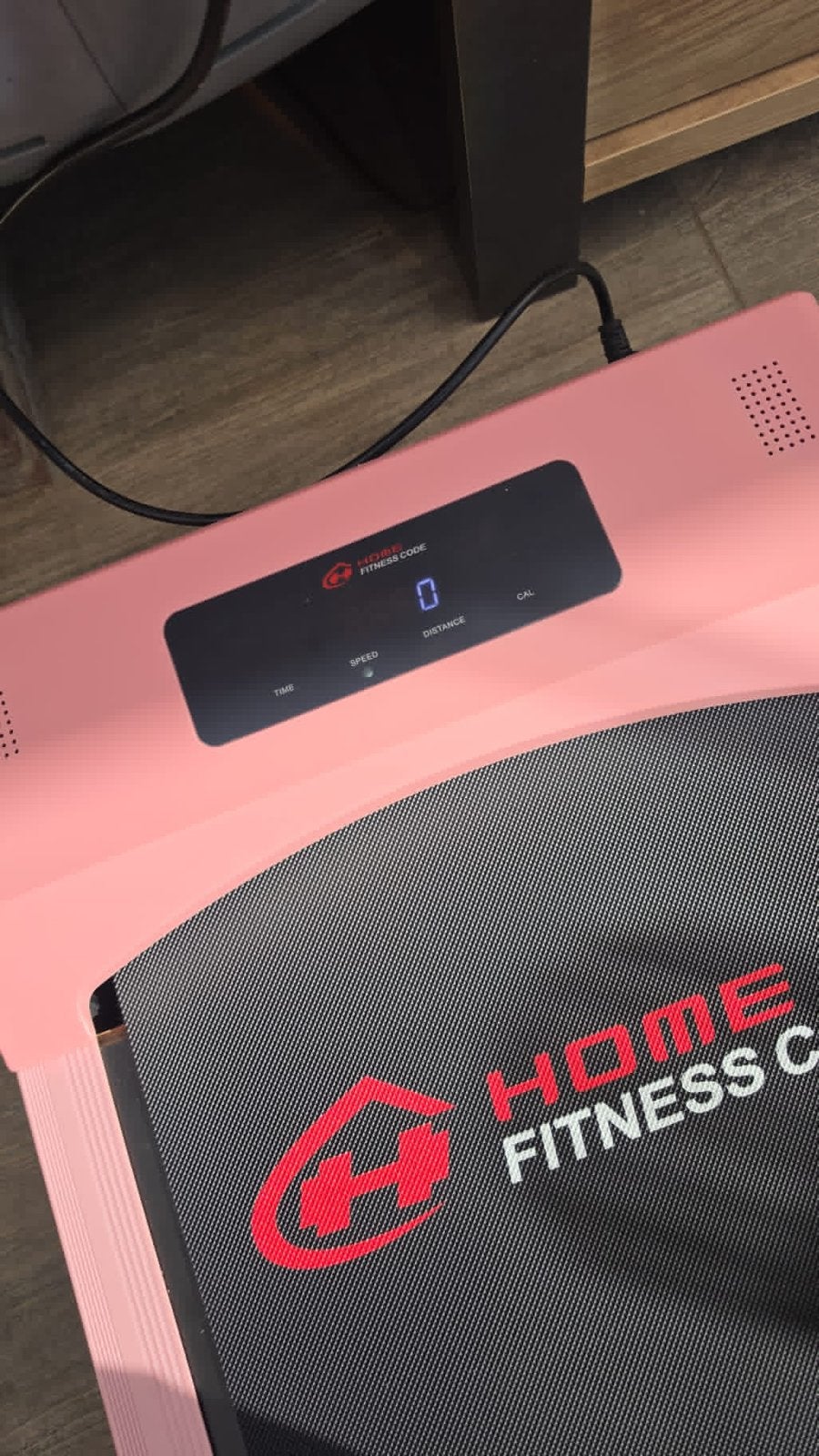 Foto 3 van Roze mini loopband - Home Fitness Code