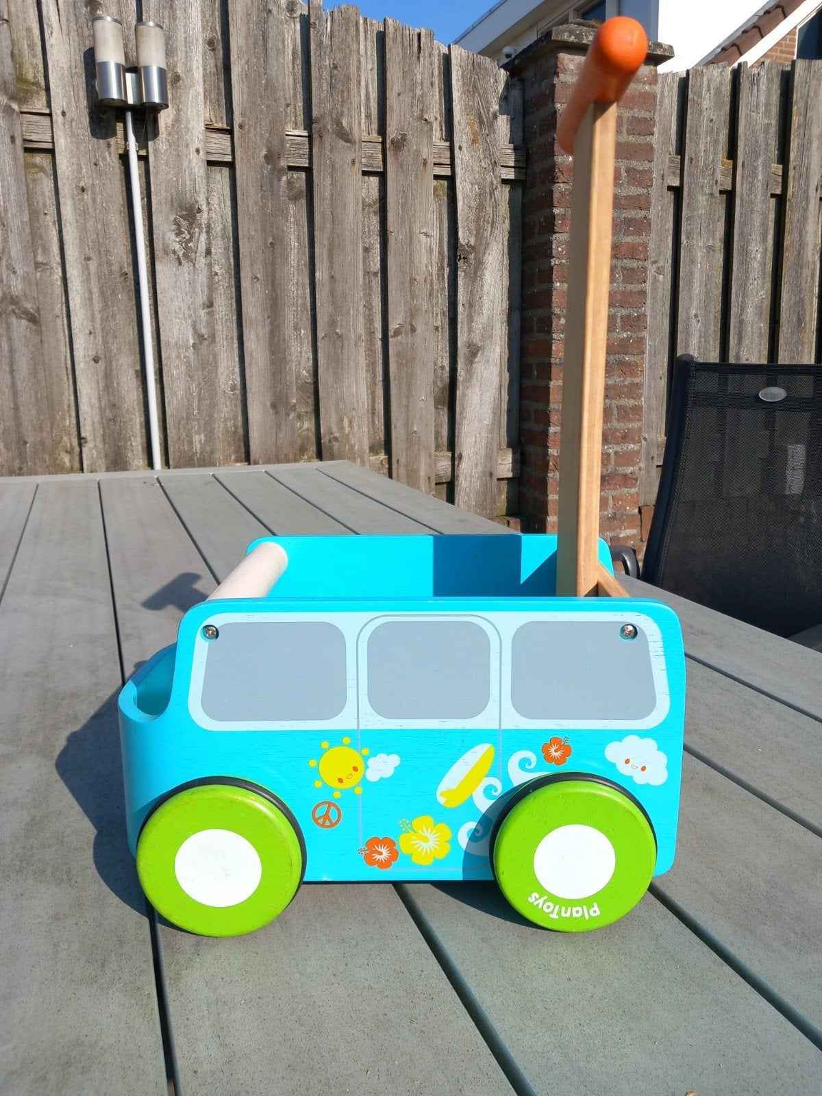 Loopauto play toys, Ophalen
