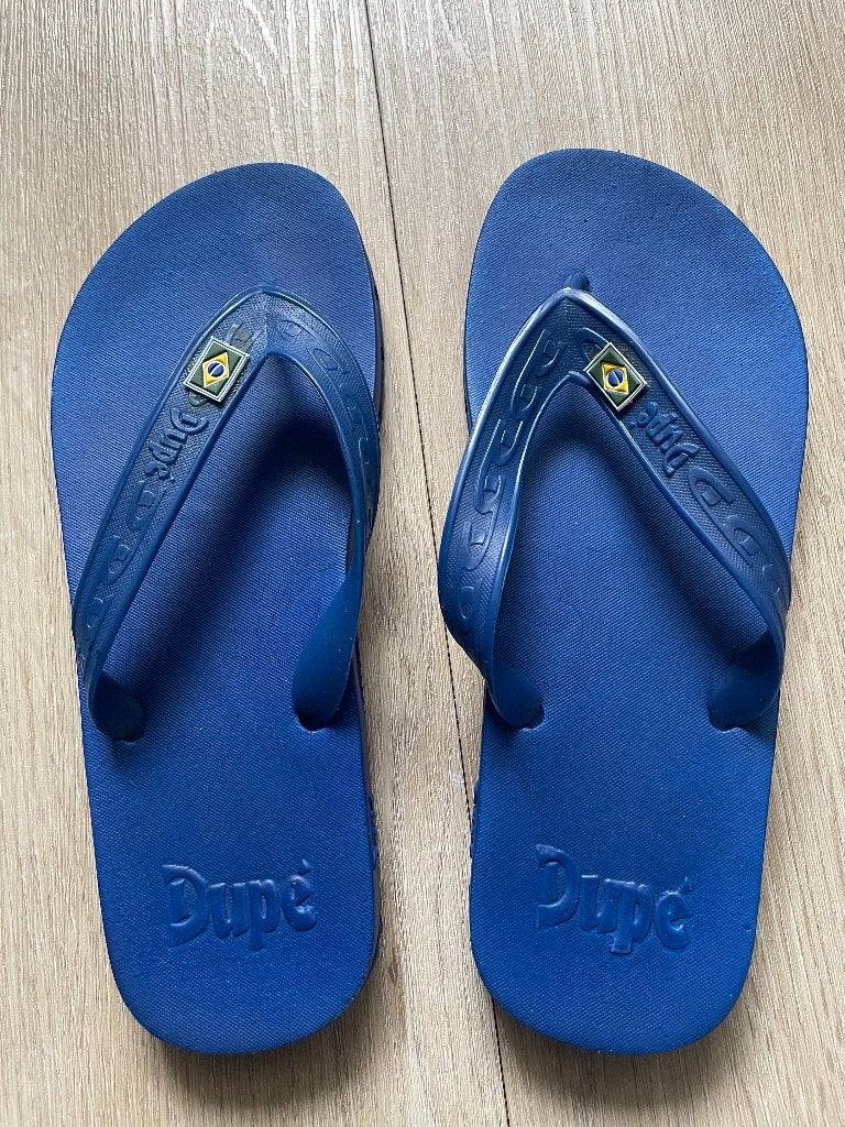 Dupe Brazilliaanse teenslippers blauw maat 36, Kleding | Dames, Schoenen, Slippers, Dupe, Blauw, Ophalen of Verzenden