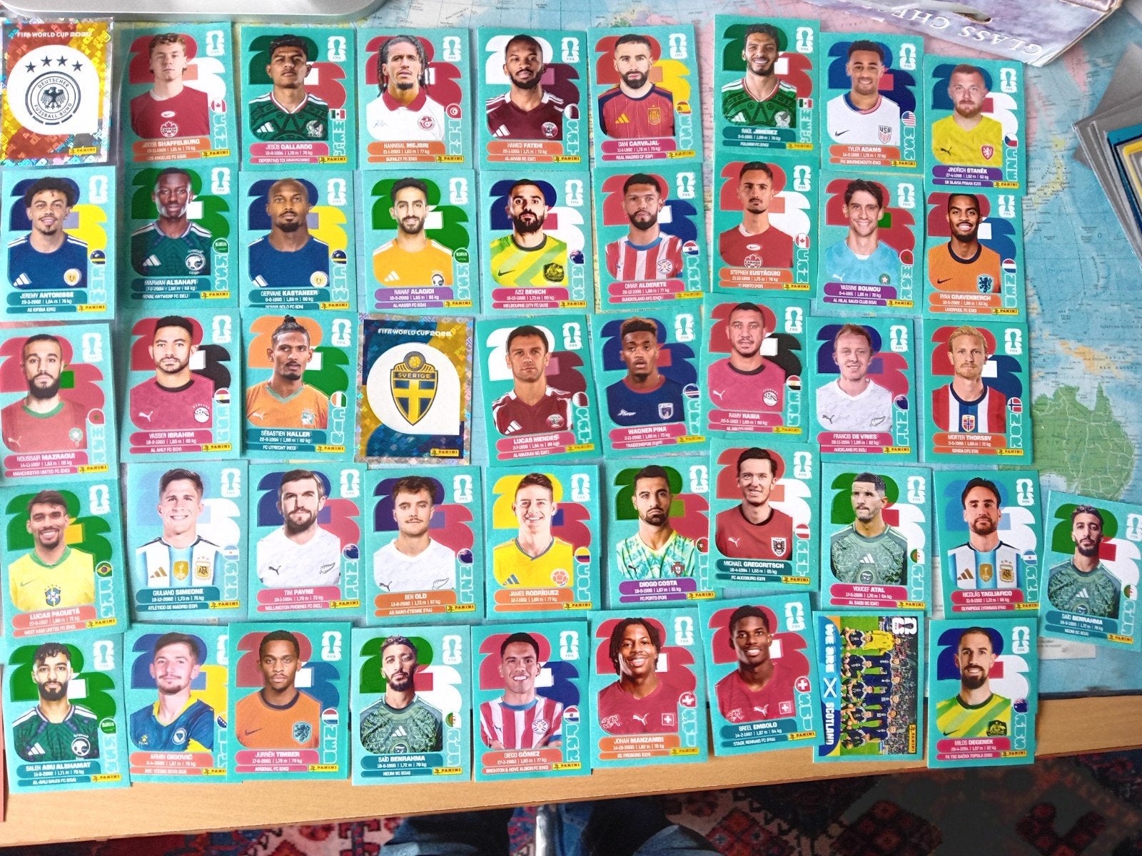 PANINI FIFA WK 2026 STICKERS RUILEN, Ophalen, Zo goed als nieuw, Meerdere stickers