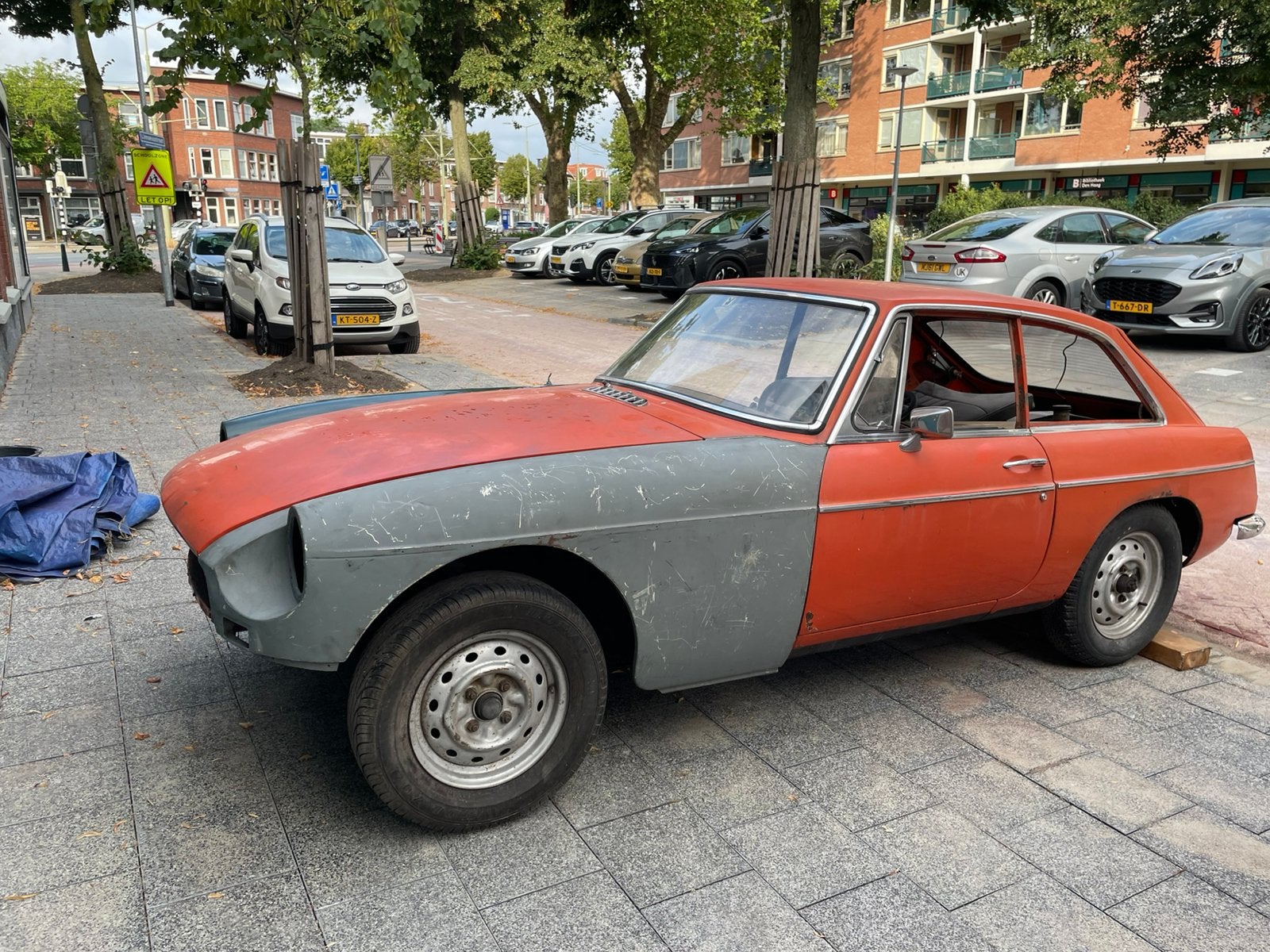 MG B GT body en onderdelen, GEEN motor, Achterwielaandrijving, Particulier, Coupé, MG