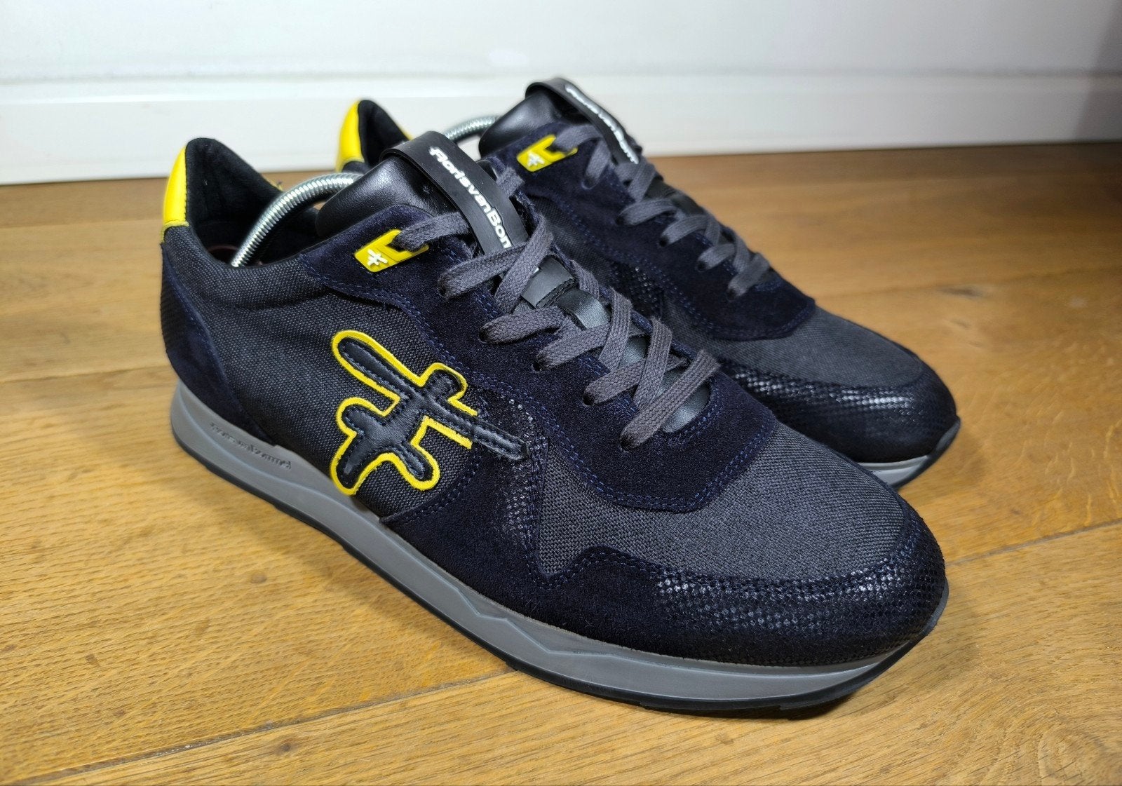 Floris van Bommel herenschoenen maat 9 / 43, Ophalen, Blauw, Floris van Bommel, Sneakers of Gympen