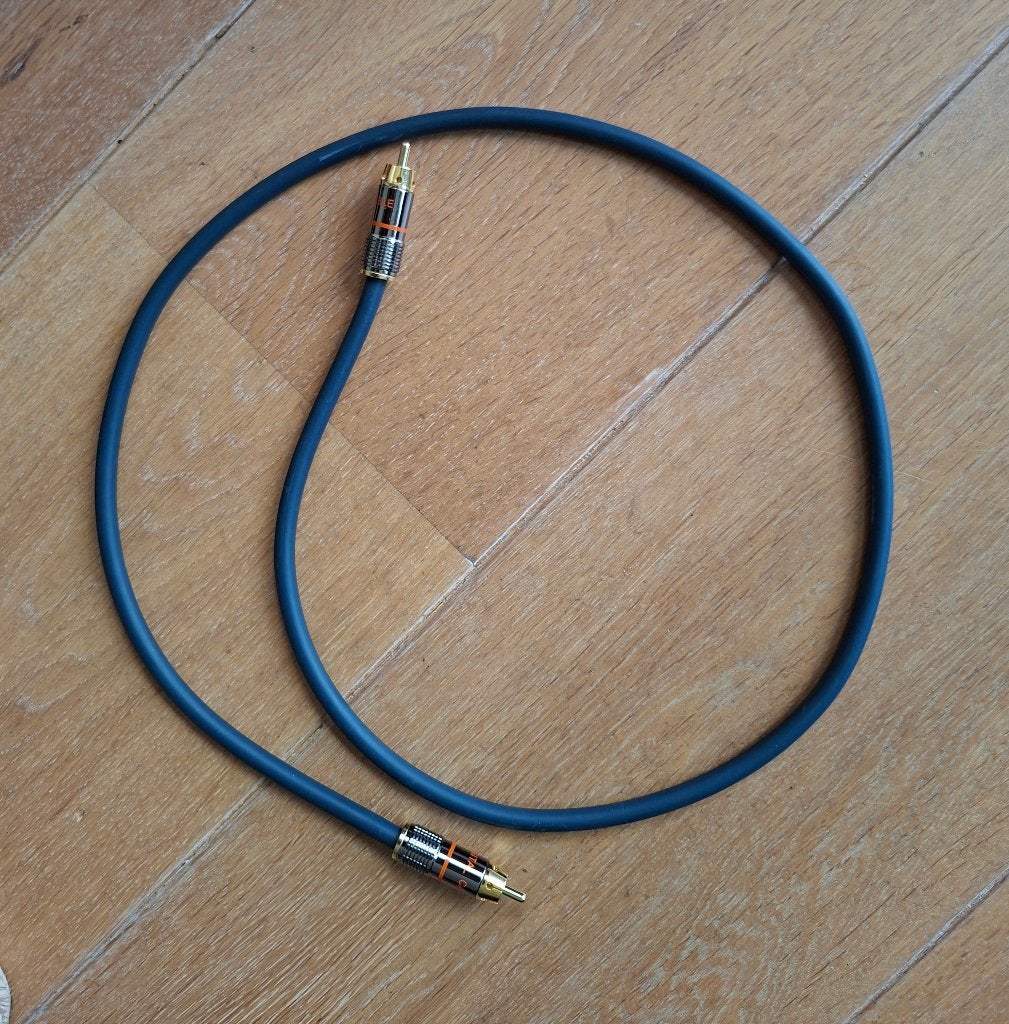 SPDIF RCA KABEL, Ophalen of Verzenden, Zo goed als nieuw, Minder dan 2 meter, Interlink-kabel