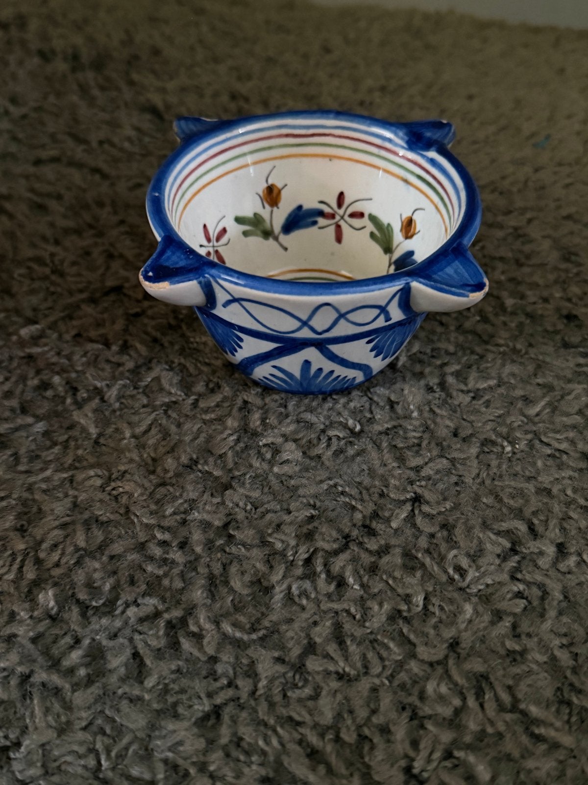 Decoratieve keramische bakje, handgeschilderd, Ophalen of Verzenden