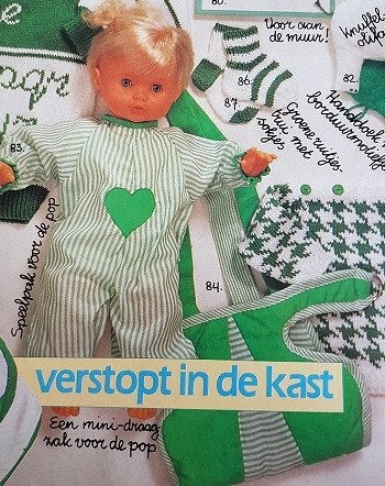 Speel/Draagzak pop naaipatroon, Hobby en Vrije tijd, Kledingpatronen, Overige merken, Overige typen, Kind, Ophalen of Verzenden