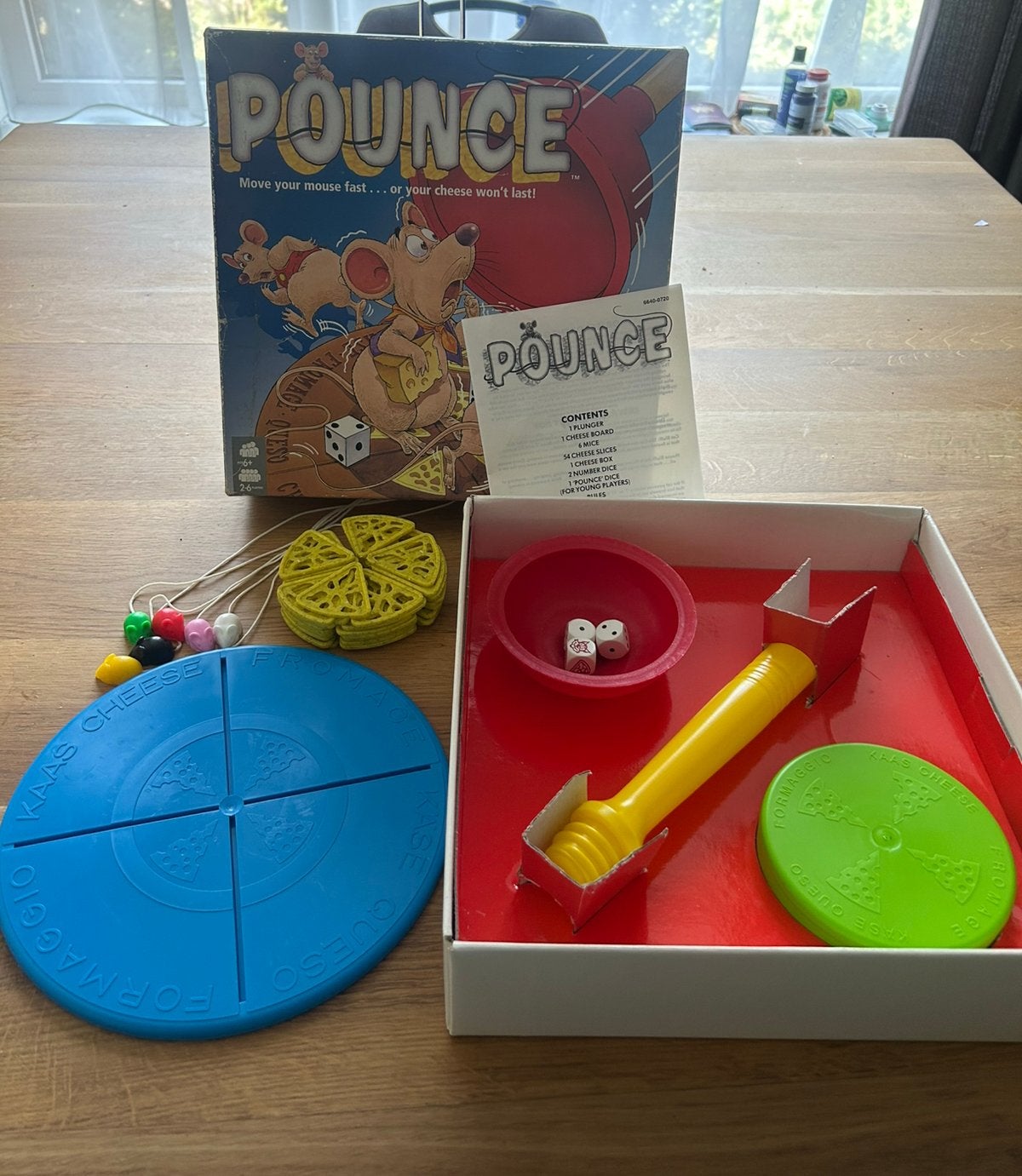 Pounce (1992) - Vintage - Compleet - Zeldzaam in Nederland, Verzamelen, Speelgoed, Ophalen of Verzenden, Gebruikt