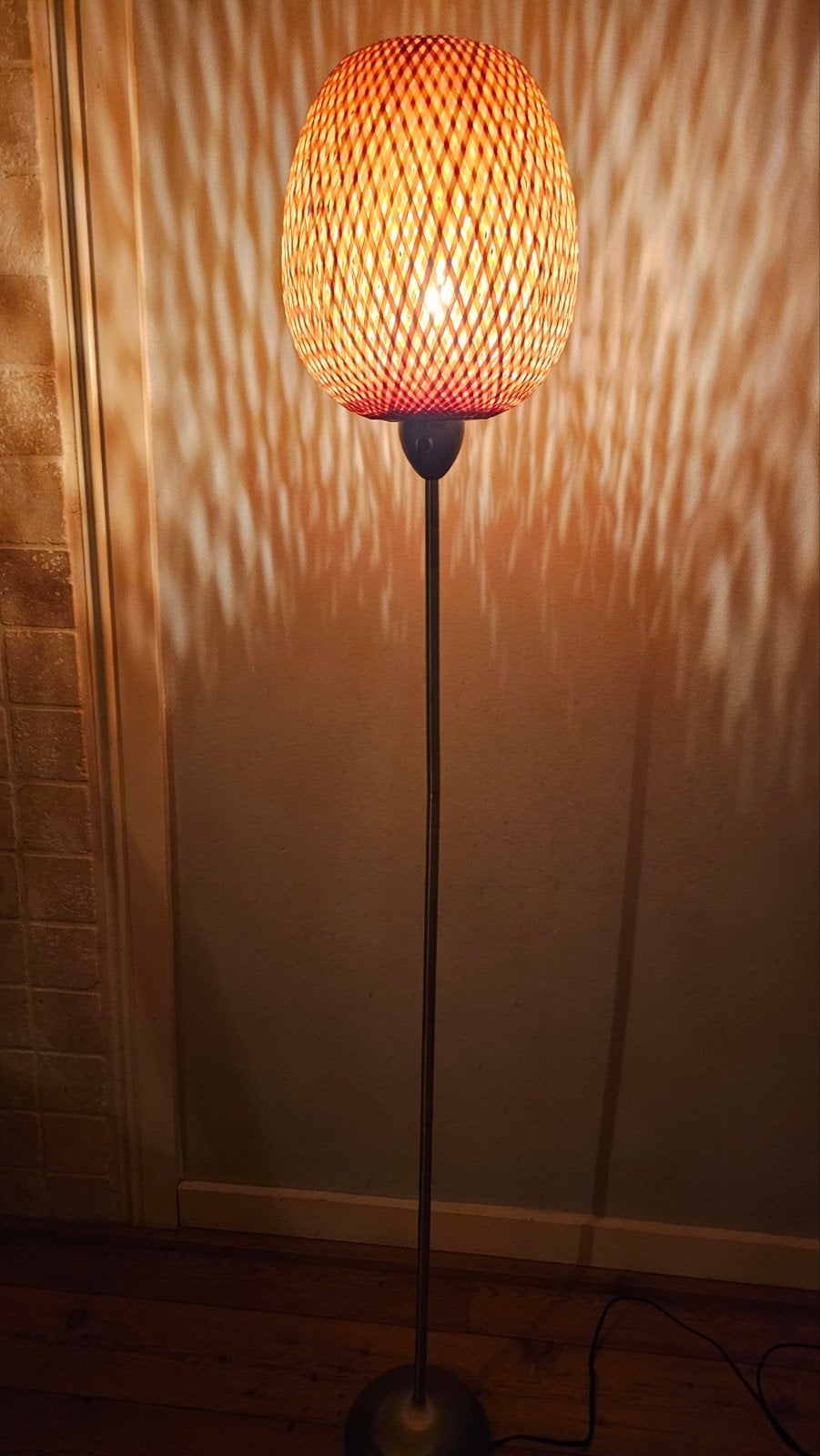 IKEA Böja ikea staande lamp Bamboe, Scandinavisch, Natuurlijk, Modern, Natuurlijk materiaal, Zo goed als nieuw, E27 (groot)