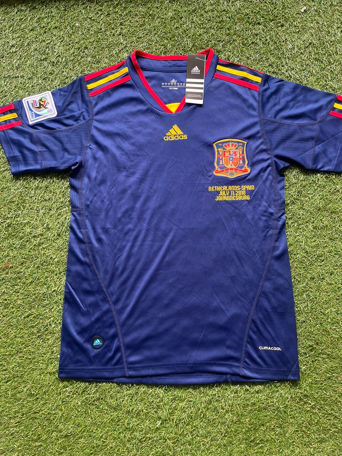 Spanje Retro Uitshirt Maat S, Sport en Fitness, Voetbal, Maat S, Ophalen of Verzenden, Nieuw, Shirt
