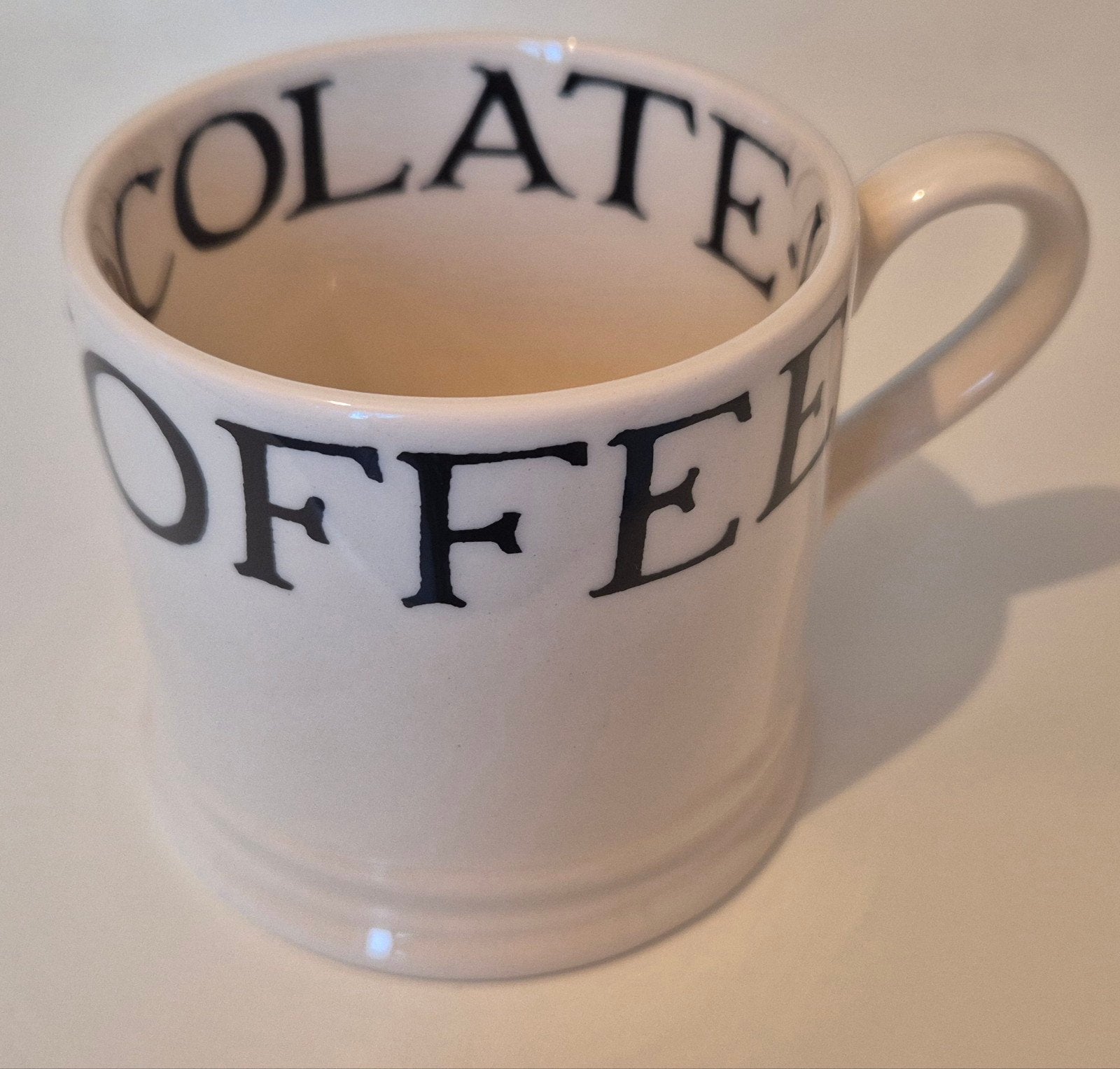 Emma Bridgewater Small Mug Black Toast Serie, Keramiek, Vintage, Zo goed als nieuw, Emma Bridgewater