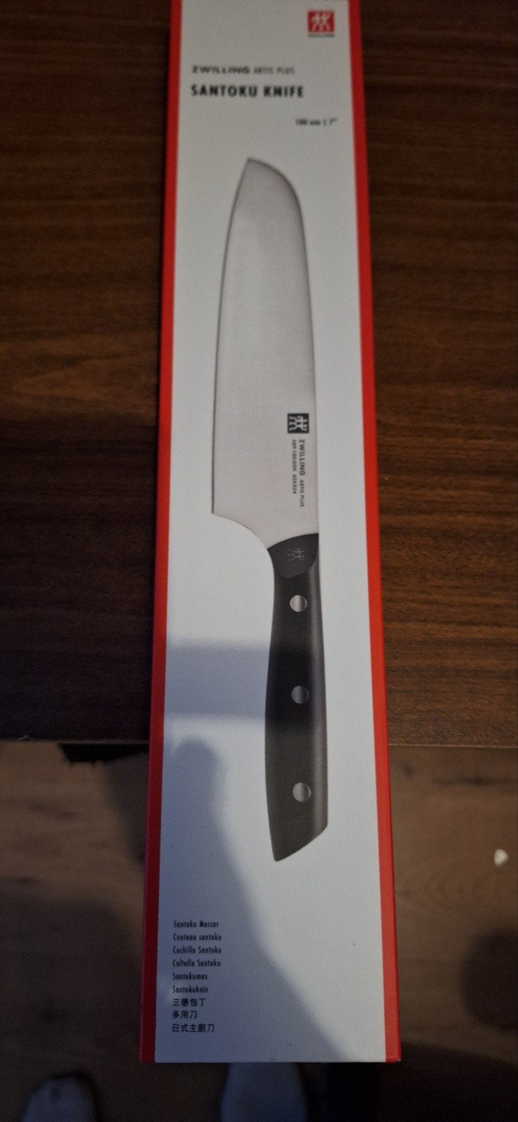 ZWILLING Santoku mes - Nieuw in verpakking, Ophalen, Overige typen, Metaal, Overige merken