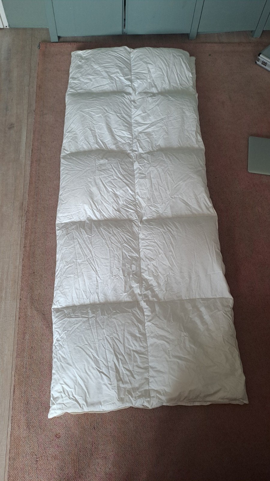 Donzen dekbed eenpersoons 1p, Ophalen, Eenpersoons, Wit, Overige materialen