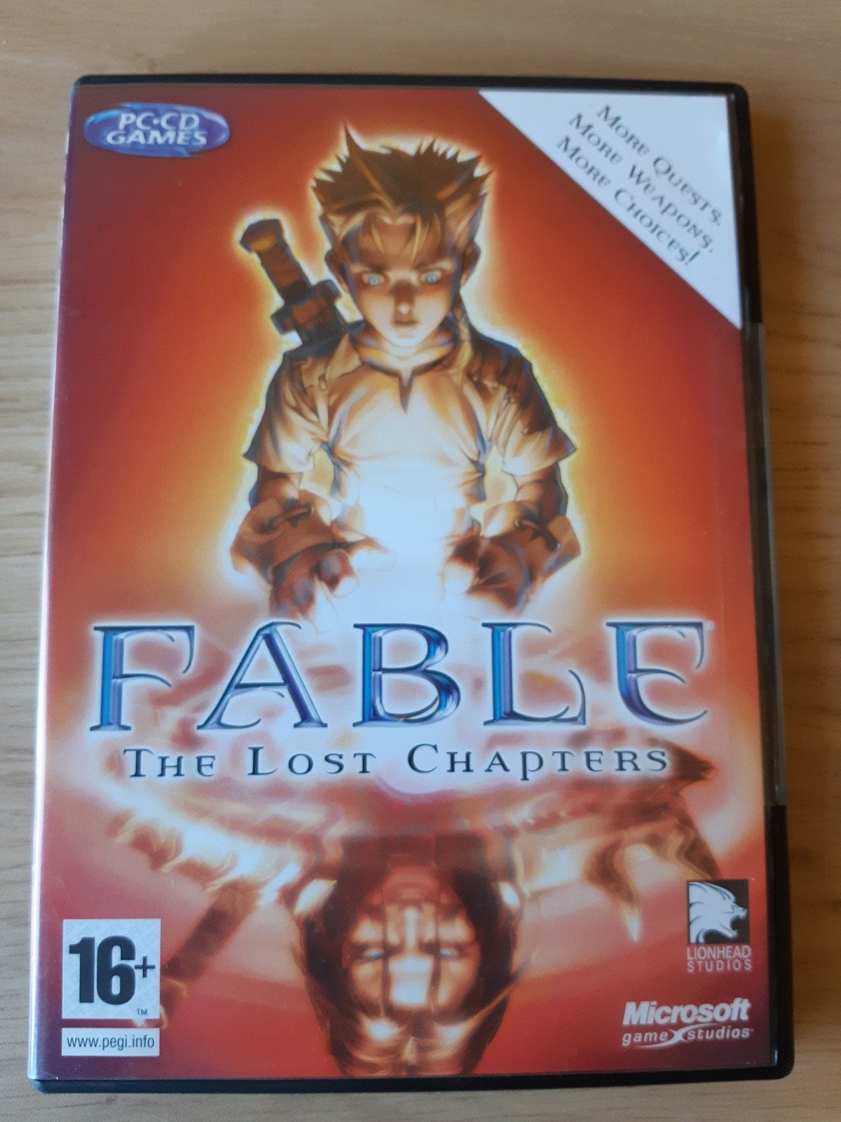 Fable: The Lost Chapters PC-CD GAME (Nederlands), 1 speler, Ophalen of Verzenden, Zo goed als nieuw, Role Playing Game (Rpg)