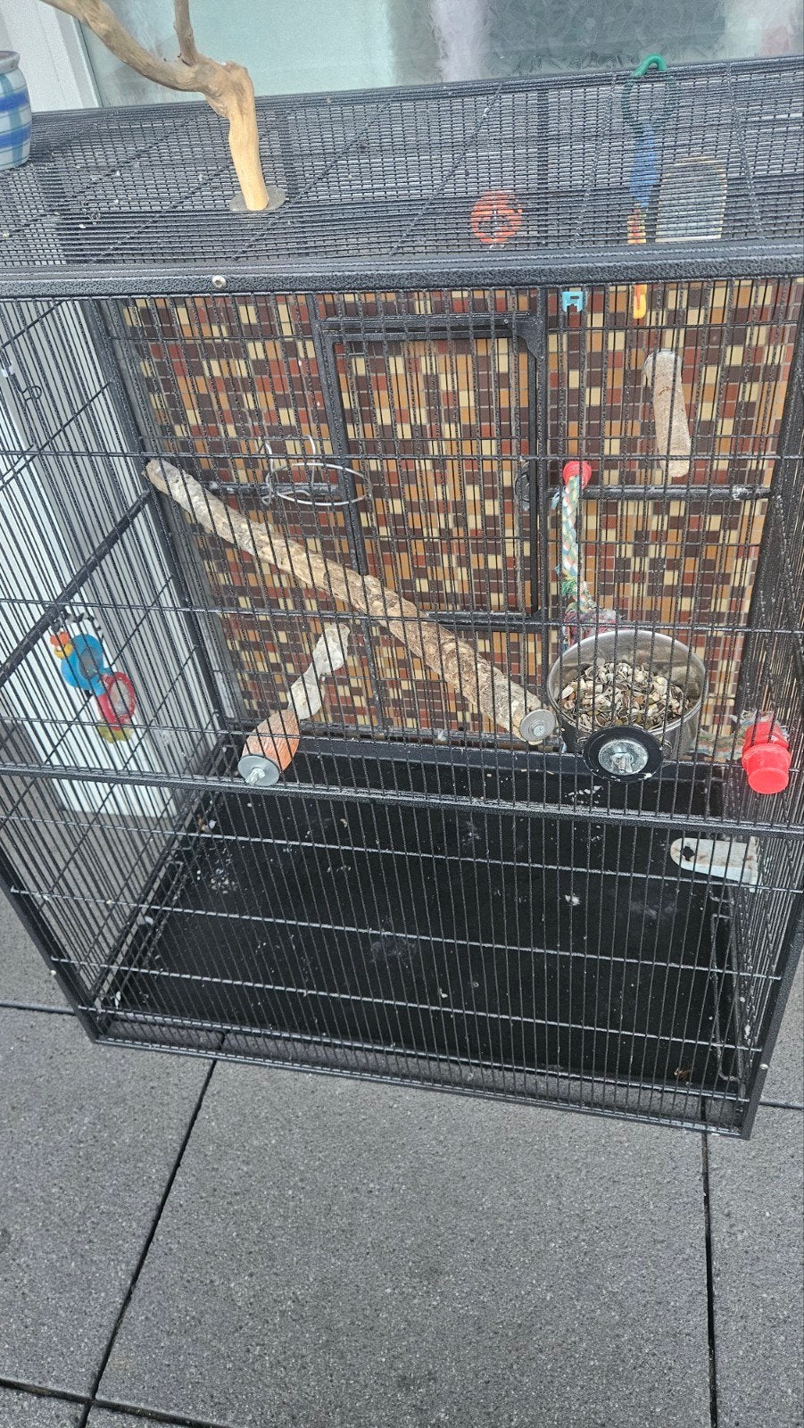 grote vogelkooi / voliere, Dieren en Toebehoren, Ophalen, Metaal, Vogelkooi